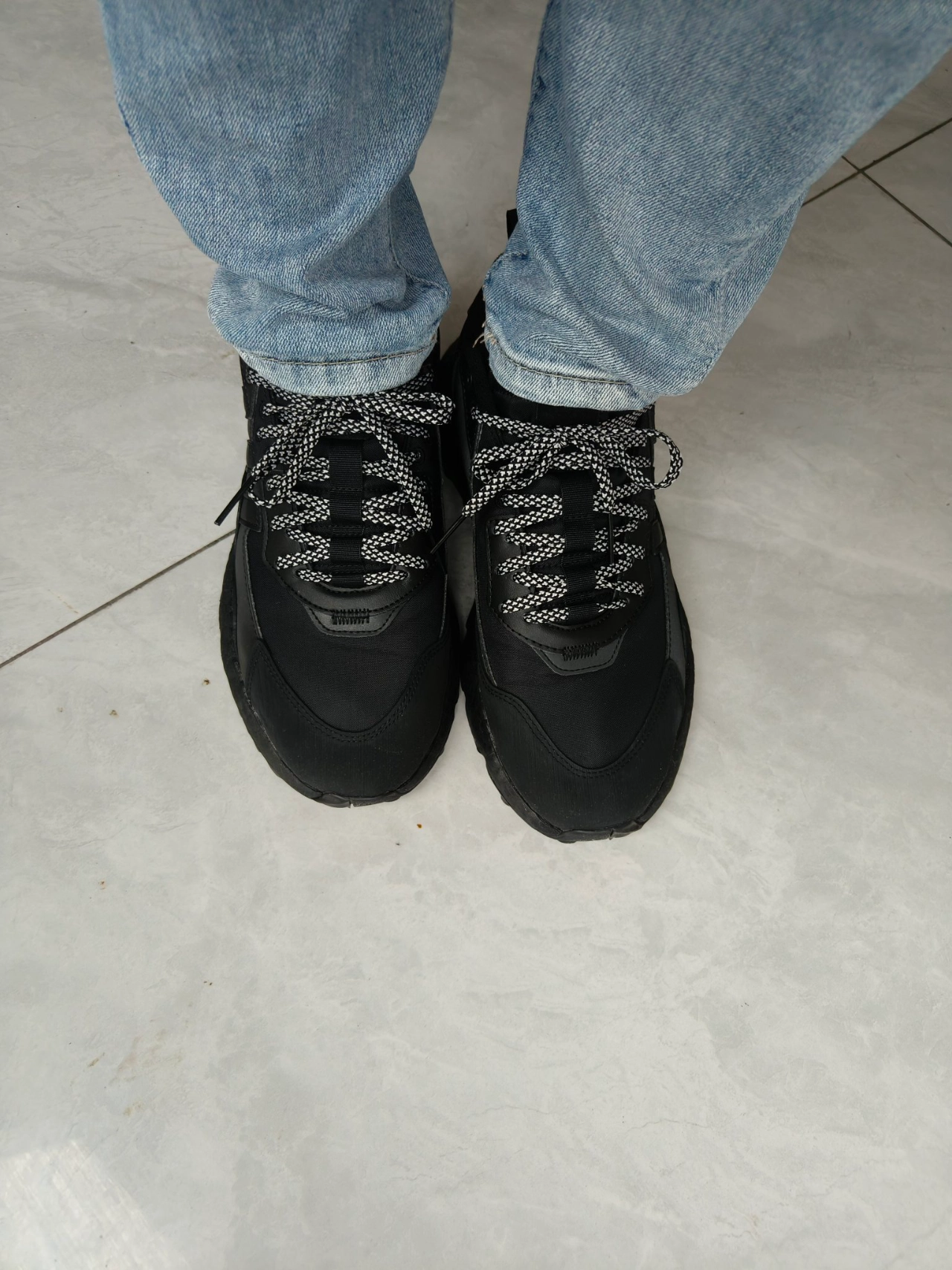 custom review-Adidas Originals Nite Jogger WINTERIZED Низкий Топ Casual Унисекс Черный