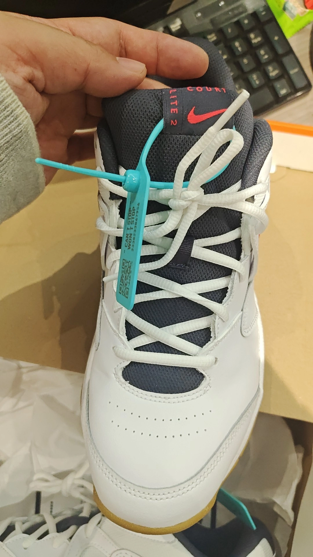 custom review-Nike Court Lite 2 Амортизация Низкий Топ Теннисные Кроссовки Унисекс Белый Красный