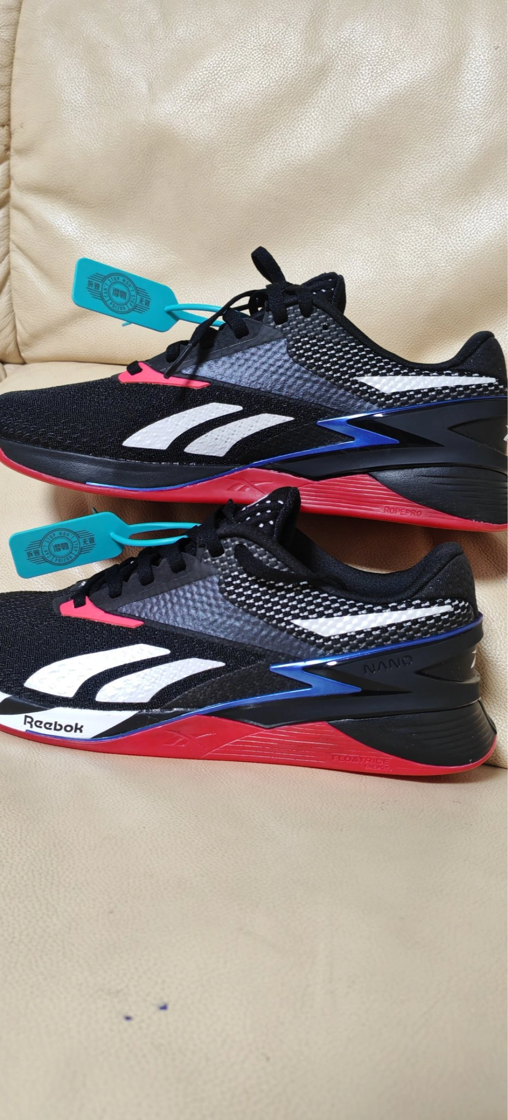 custom review-Reebok Nano X 3 Low Топ Кроссовки для тренировок Унисекс Черный Белый