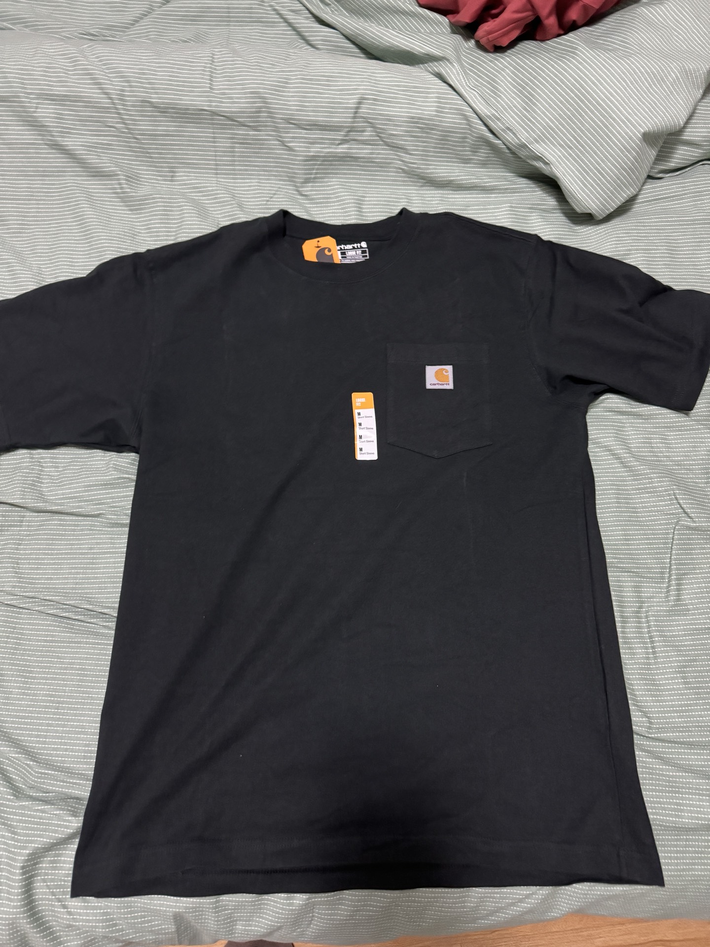 custom review-Carhartt K87 Свободный крой Тяжелая короткая рукавная футболка Мужская