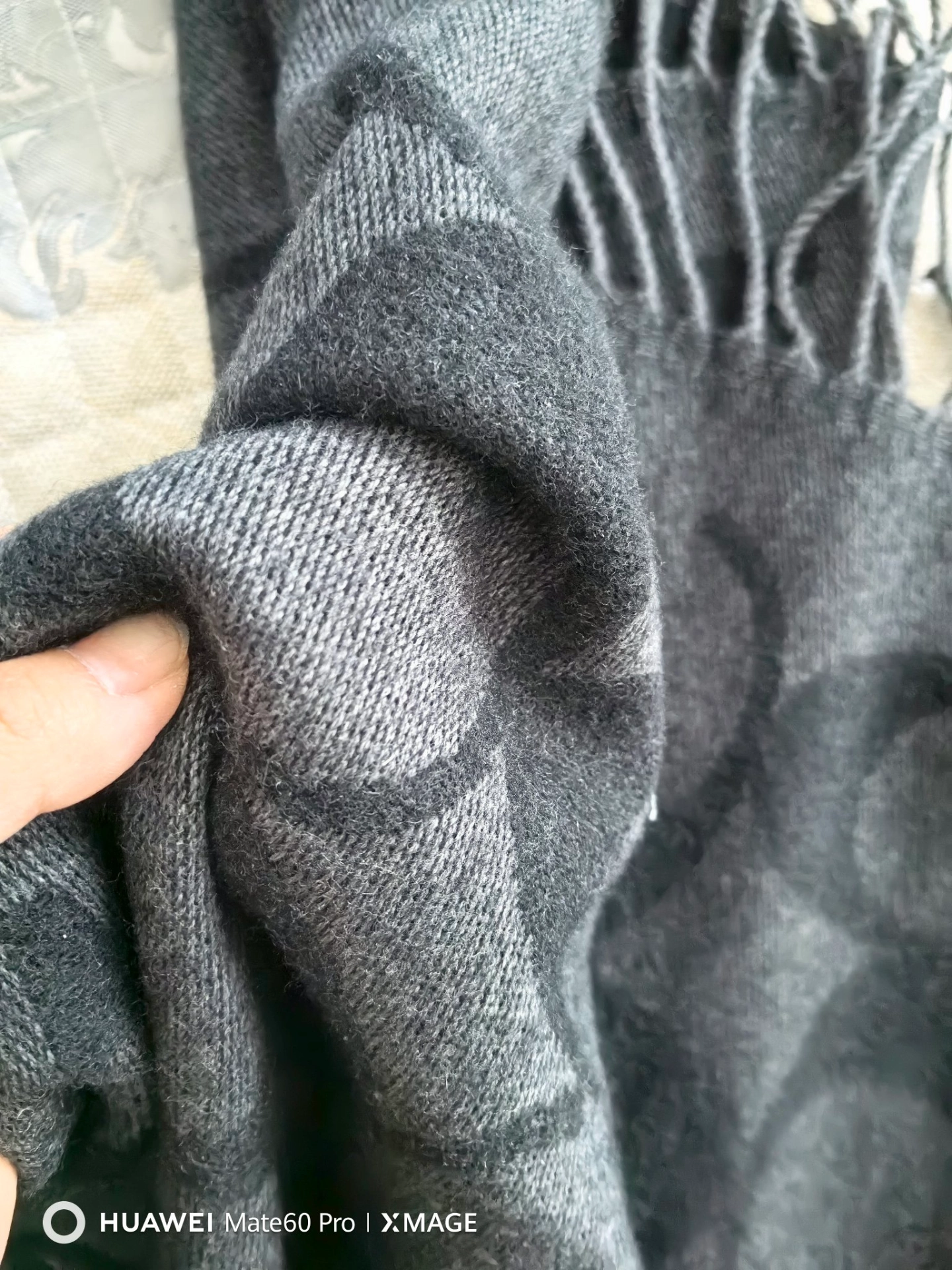 custom review-COACH Шарфы из овечьей шерсти вязаные Унисекс Черный