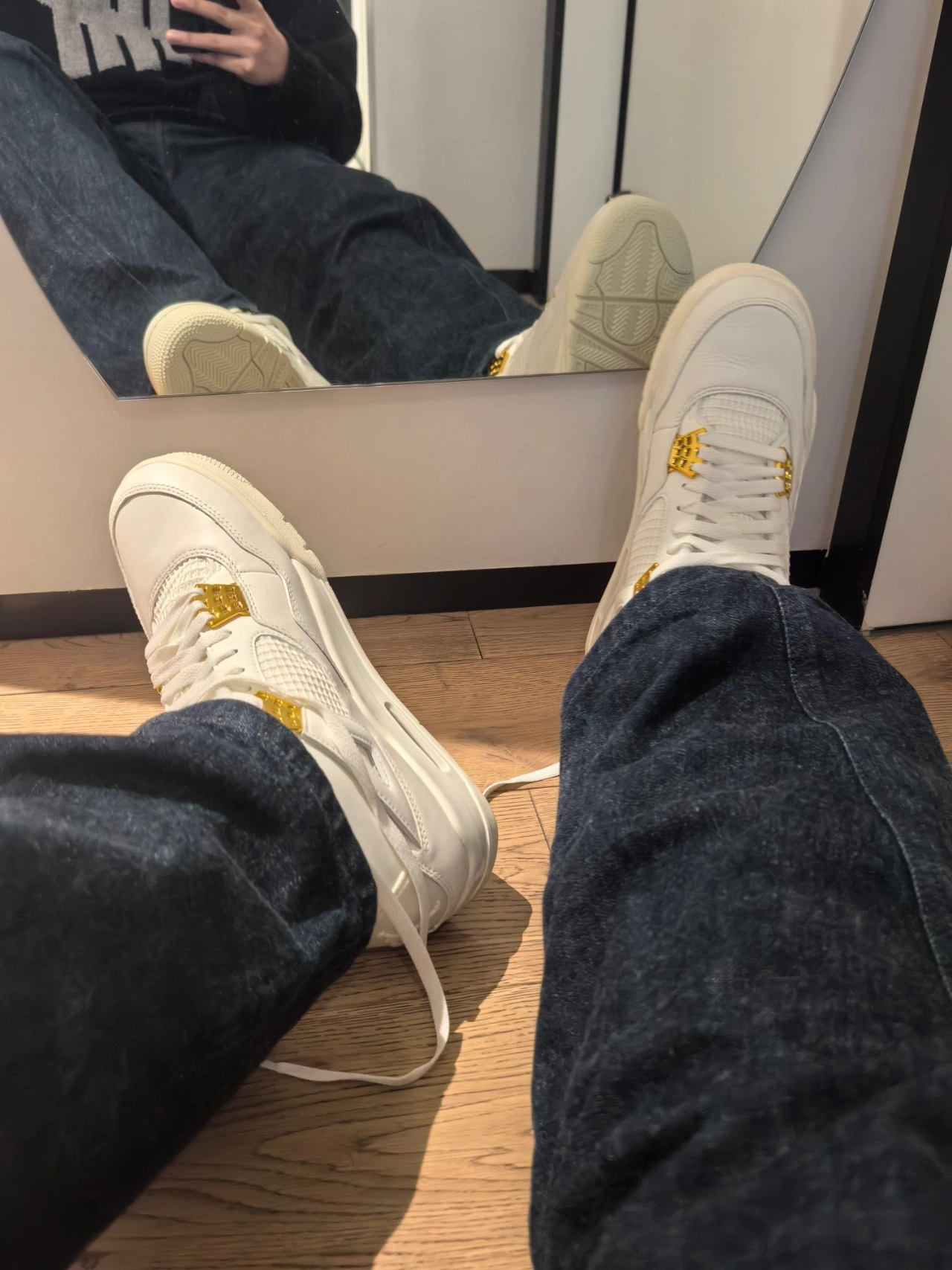 custom review-Air Jordan 4 WMNS "Metallic Gold"