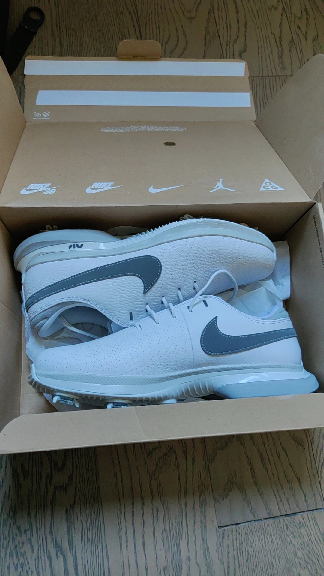 custom review-Nike Air Zoom Victory Tour 3 Tour 3 Широкий Амортизаторы Противоскользящий Низкий Топ Обувь для гольфа Мужская Белая Широкая форма