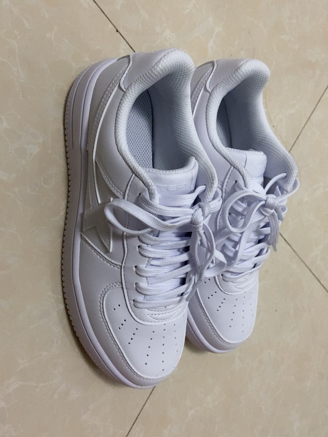 custom review-XTEP Slip-resistant Abrasion-resistant Low-top Скейтборд Кроссовки Женские Белые