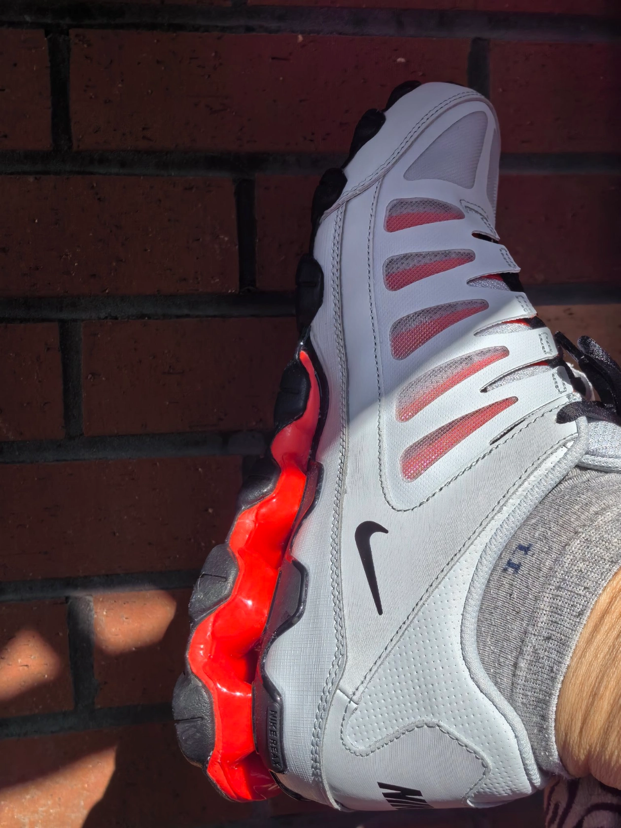 custom review-Nike Reax 8 TR Low Топ Кроссовки для тренировок Мужской Асфальтовый серый