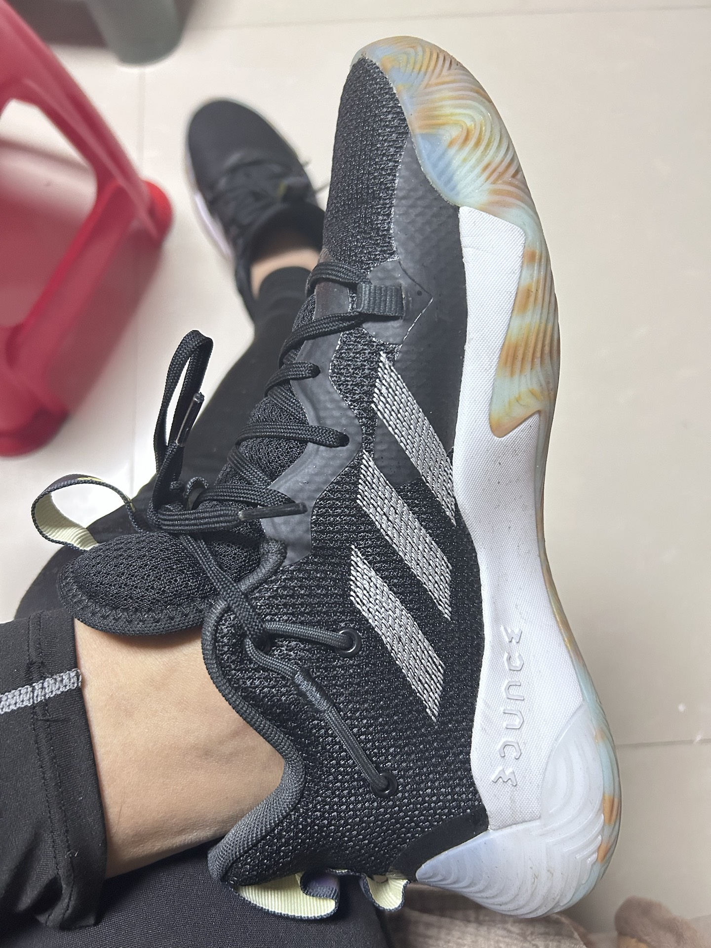 custom review-Adidas Harden Stepback 3 MID Топ Баскетбольные кроссовки Унисекс Черный