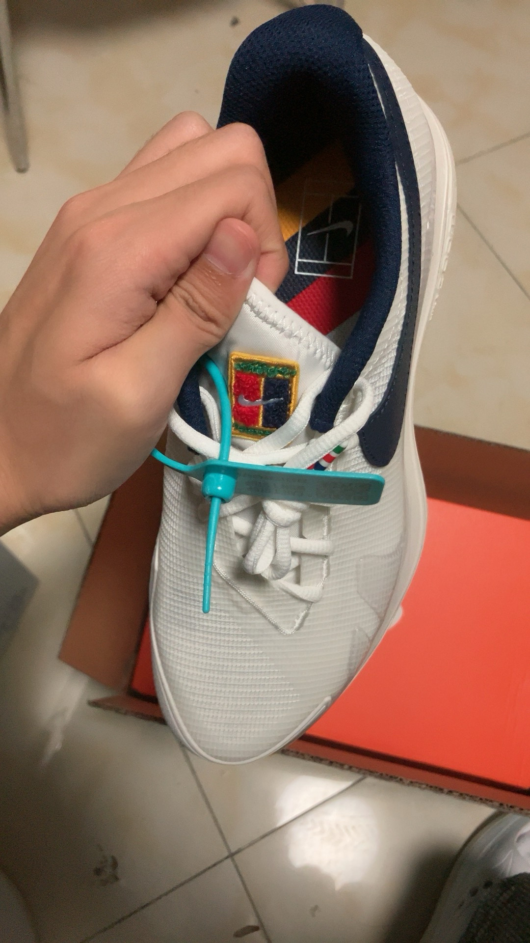 custom review-Nike Court Air Zoom Vapor Pro 'Summit White Binary Blue'