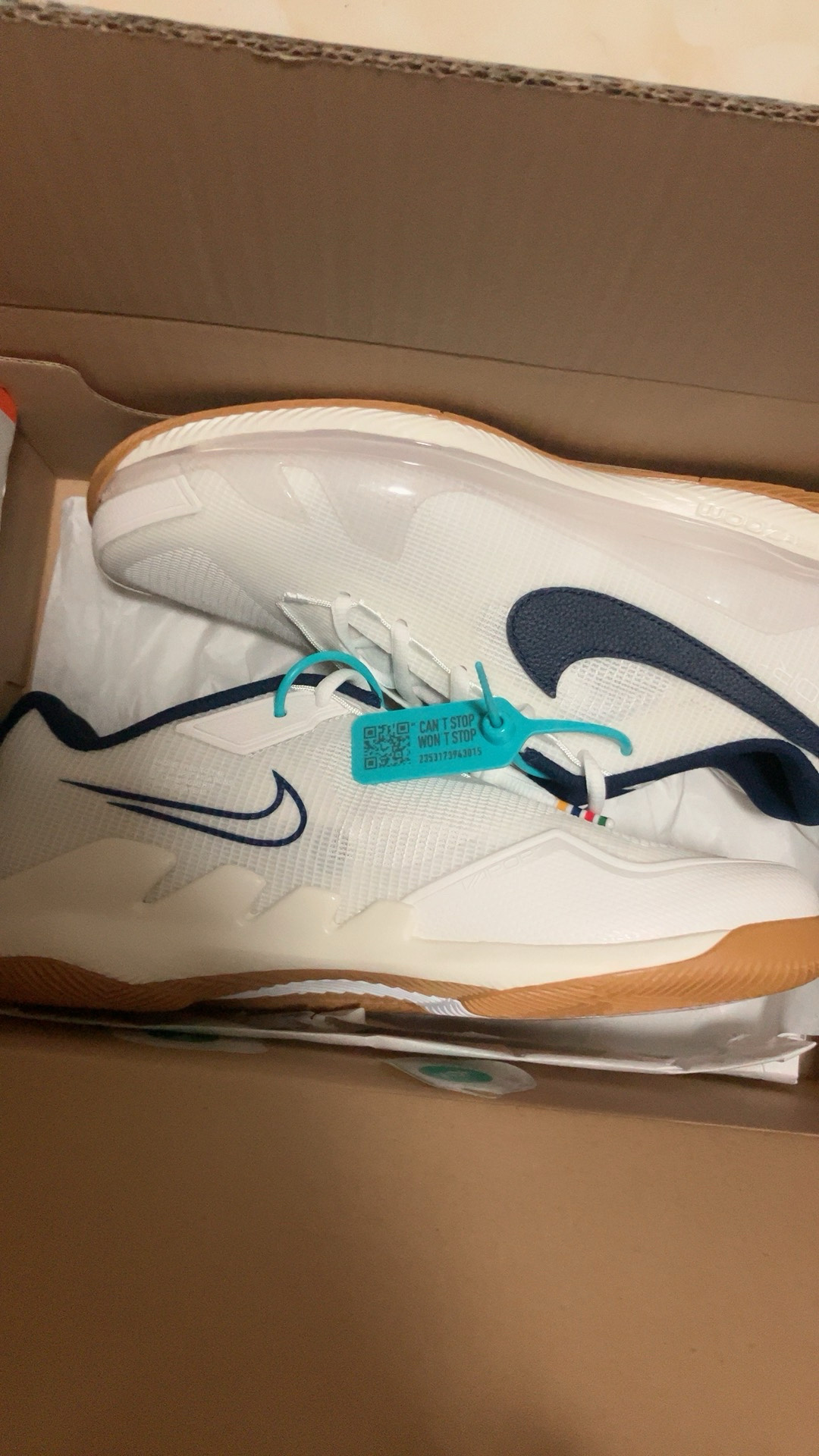 custom review-Nike Court Air Zoom Vapor Pro 'Summit White Binary Blue'