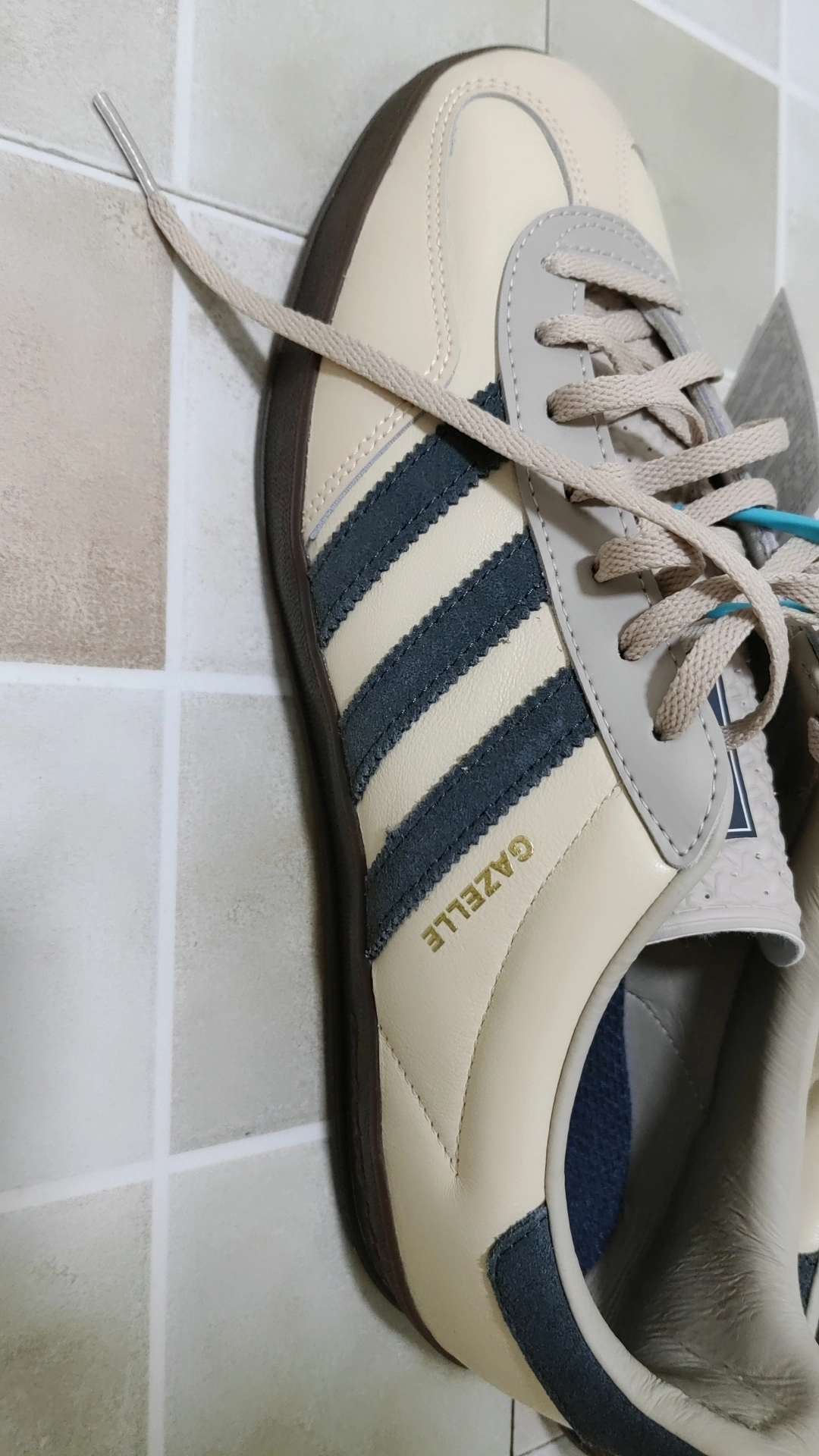 custom review-Adidas Originals Gazelle Abrasion Resistant Низкие Кроссовки для скейтбординга Унисекс Бежево-зеленый