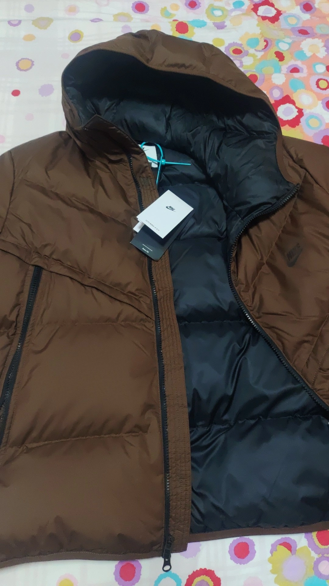 custom review-Nike Пуховик Мужской Темно-коричневый