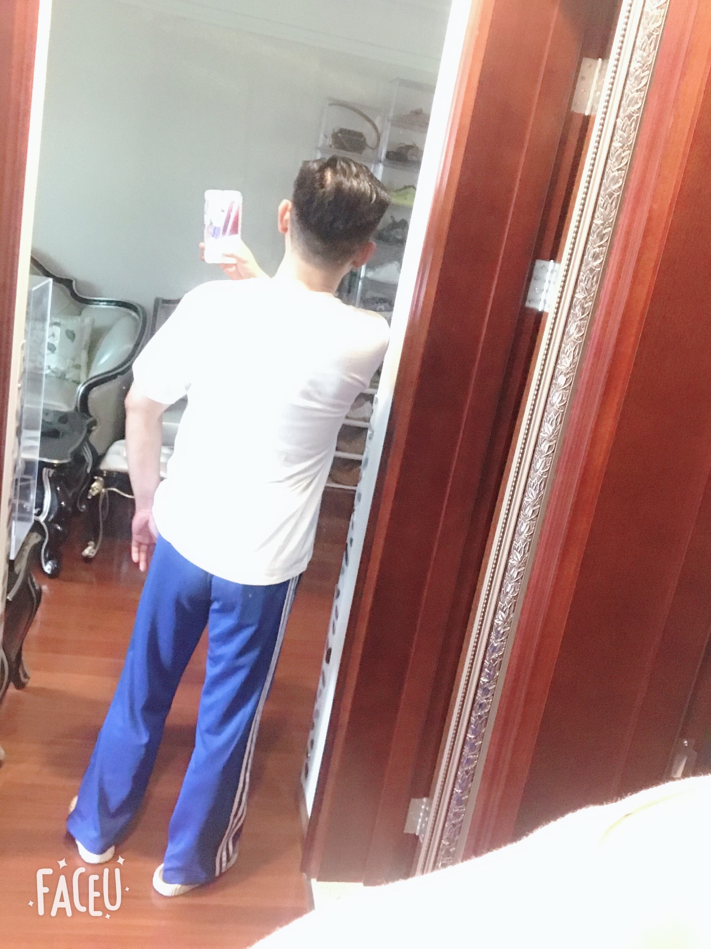 custom review-GUCCI X ADIDAS ORIGINALS Коллаборация SS22 Вязаные Спортивные Штаны Унисекс Кобальтовый Синий
