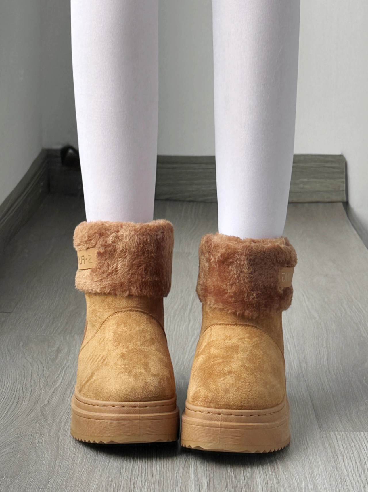 不愧是我熬夜选的可爱雪地靴01!