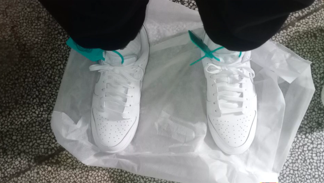 custom review-Nike Dunk Low Топ Скейтборд Кроссовки Мужские Белые