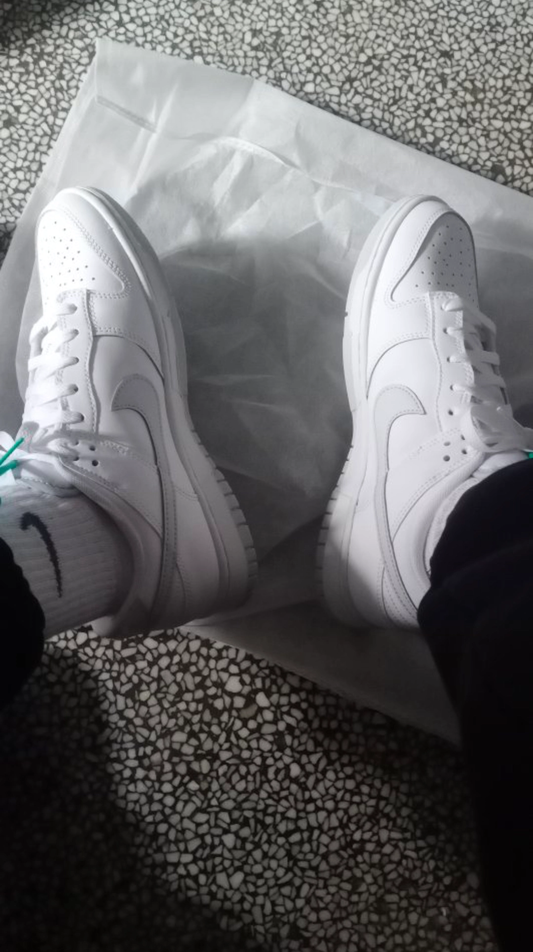 custom review-Nike Dunk Low Топ Скейтборд Кроссовки Мужские Белые