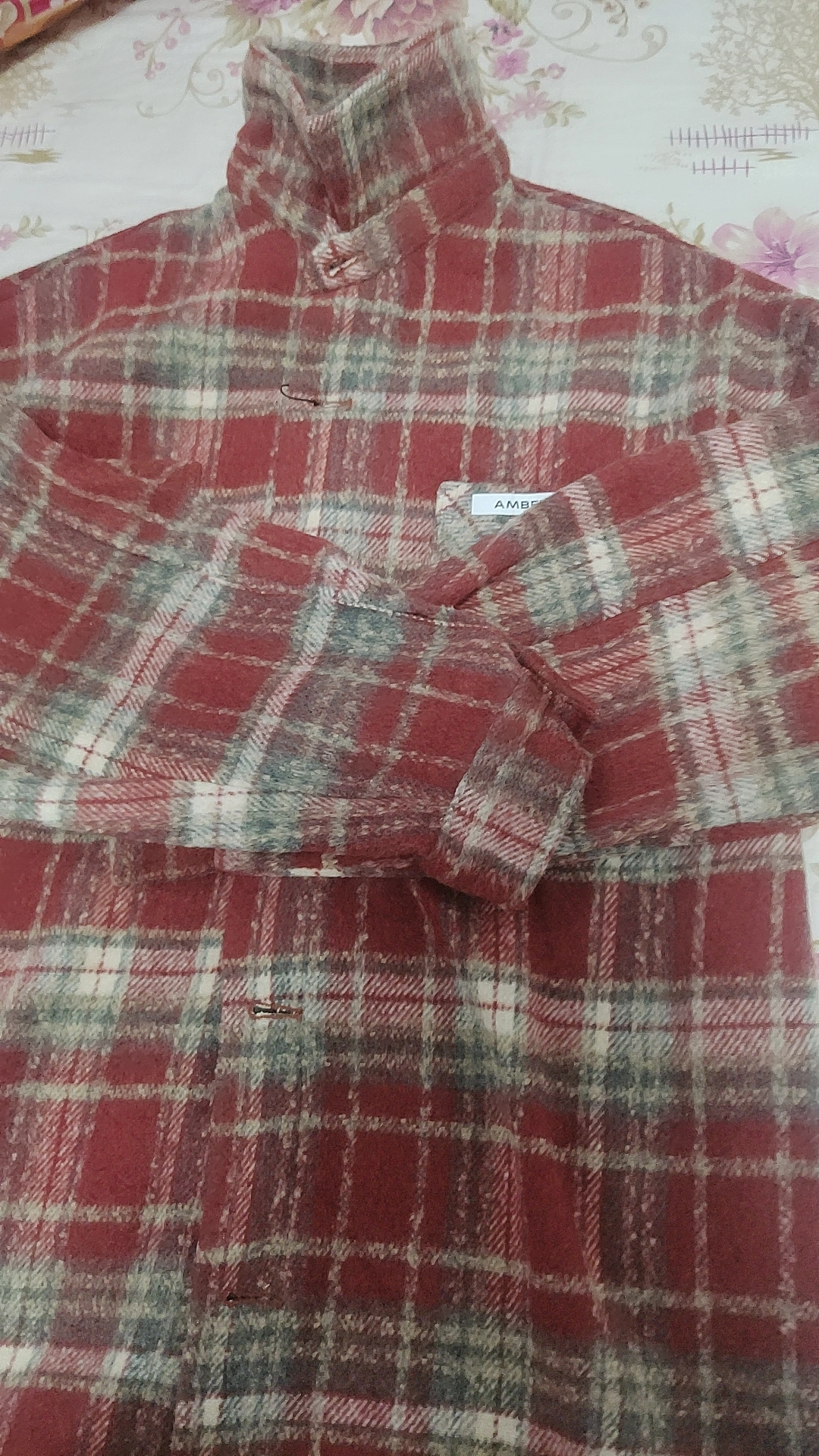 custom review-AMBER LIGHT Вельвет Feel Пальто Унисекс