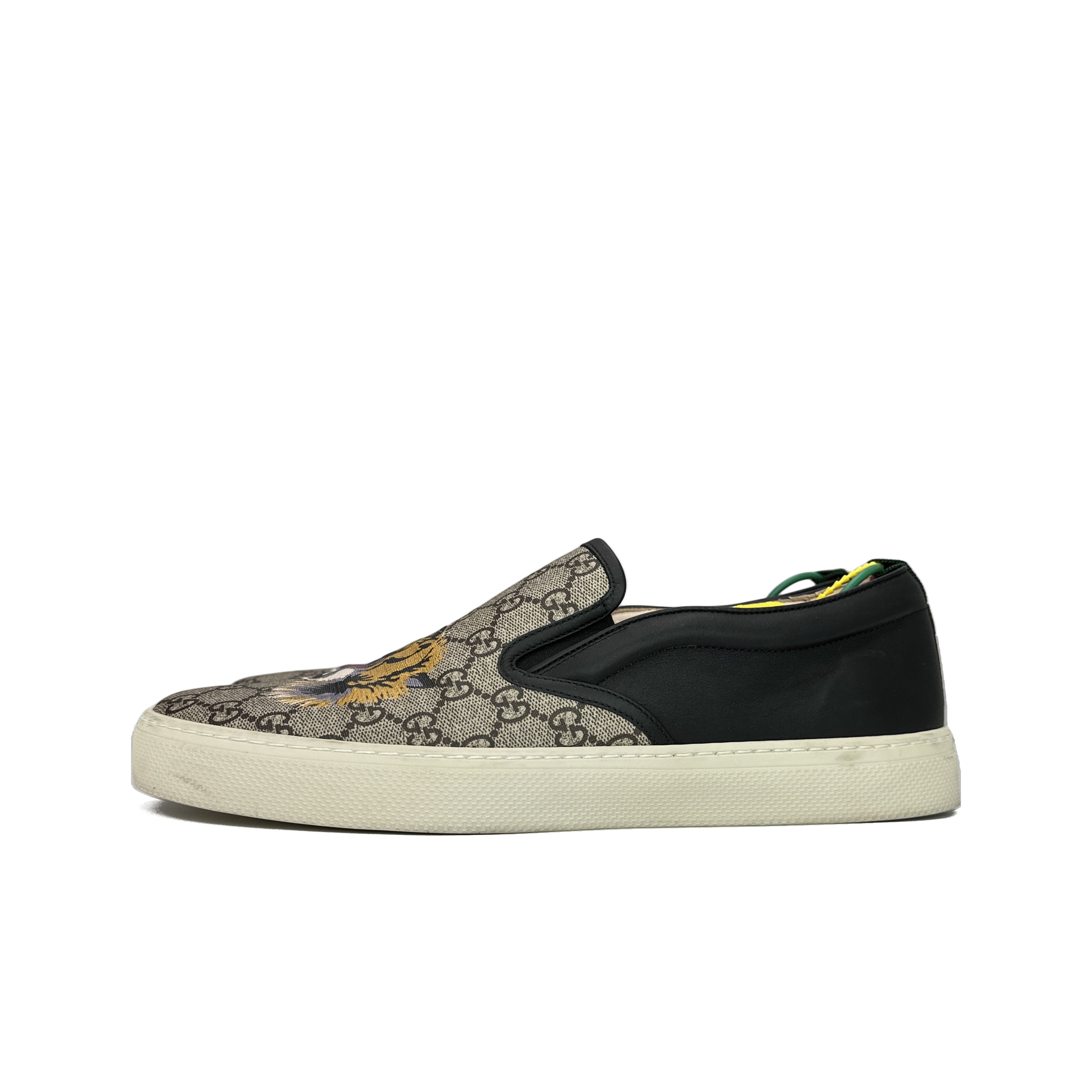 45码 gucci 古驰 拼色老虎印花时尚板鞋