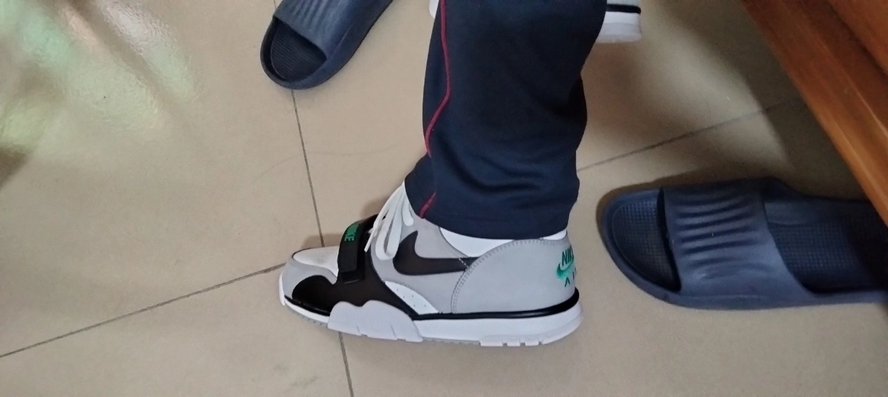 custom review-Nike Air Trainer 1 Chlorophyll MID Топ Кроссовки для тренировок Мужской Серый Белый Черный