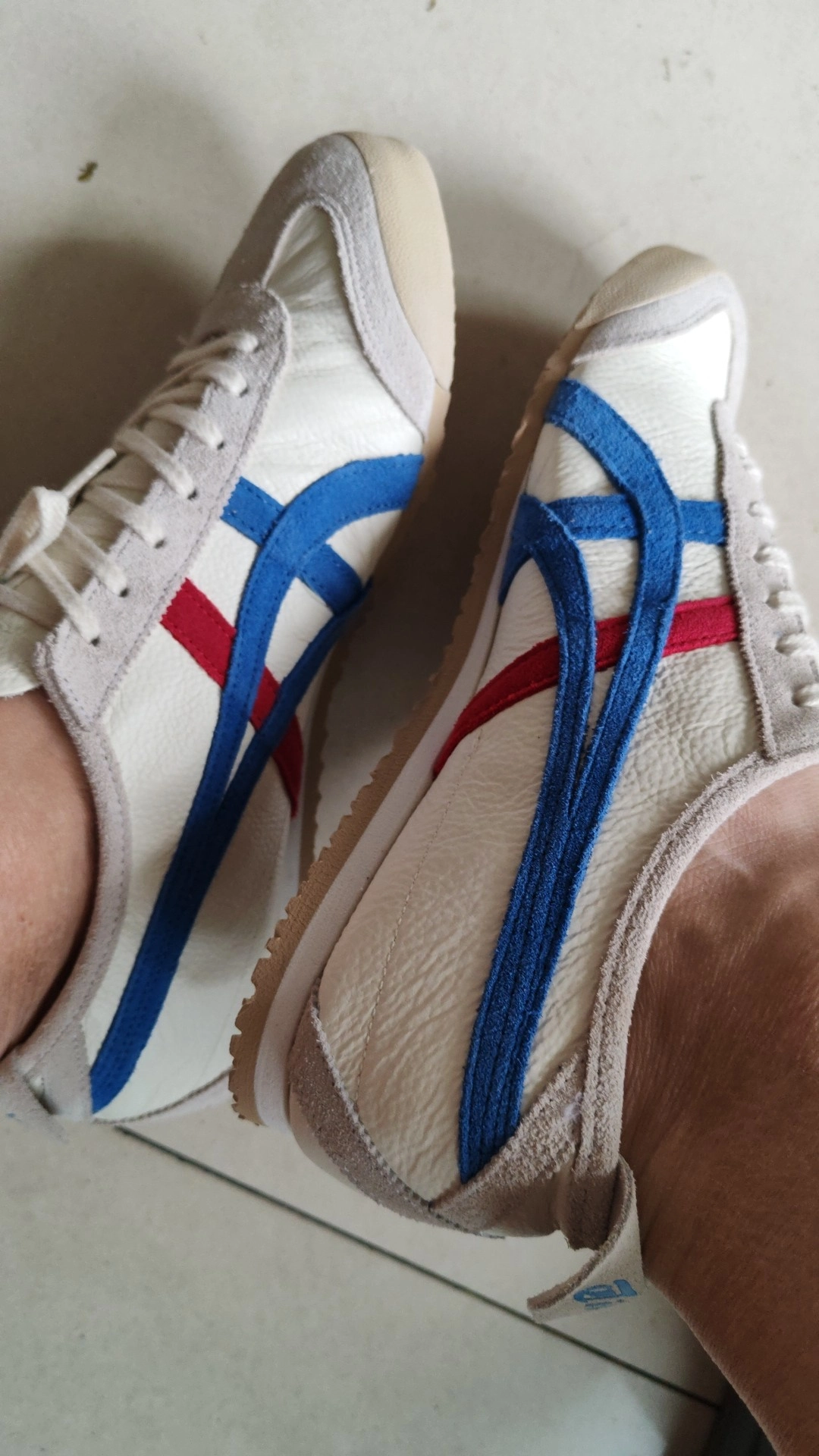 custom review-Onitsuka Tiger Mexico 66 Vintage White Directoire Blue