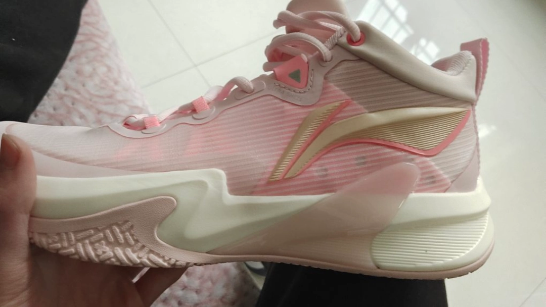 custom review-LiNing Light Speed 1,0 Амортизаторы Slip-resistant Abrasion-resistant Низкий топ Баскетбольные кроссовки Мужские Розовые