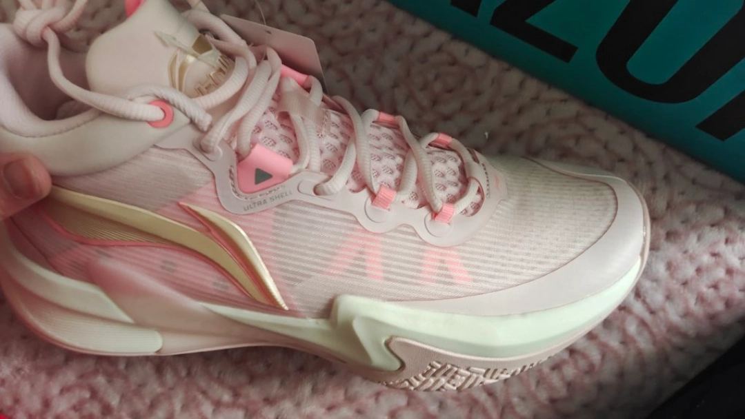 custom review-LiNing Light Speed 1,0 Амортизаторы Slip-resistant Abrasion-resistant Низкий топ Баскетбольные кроссовки Мужские Розовые