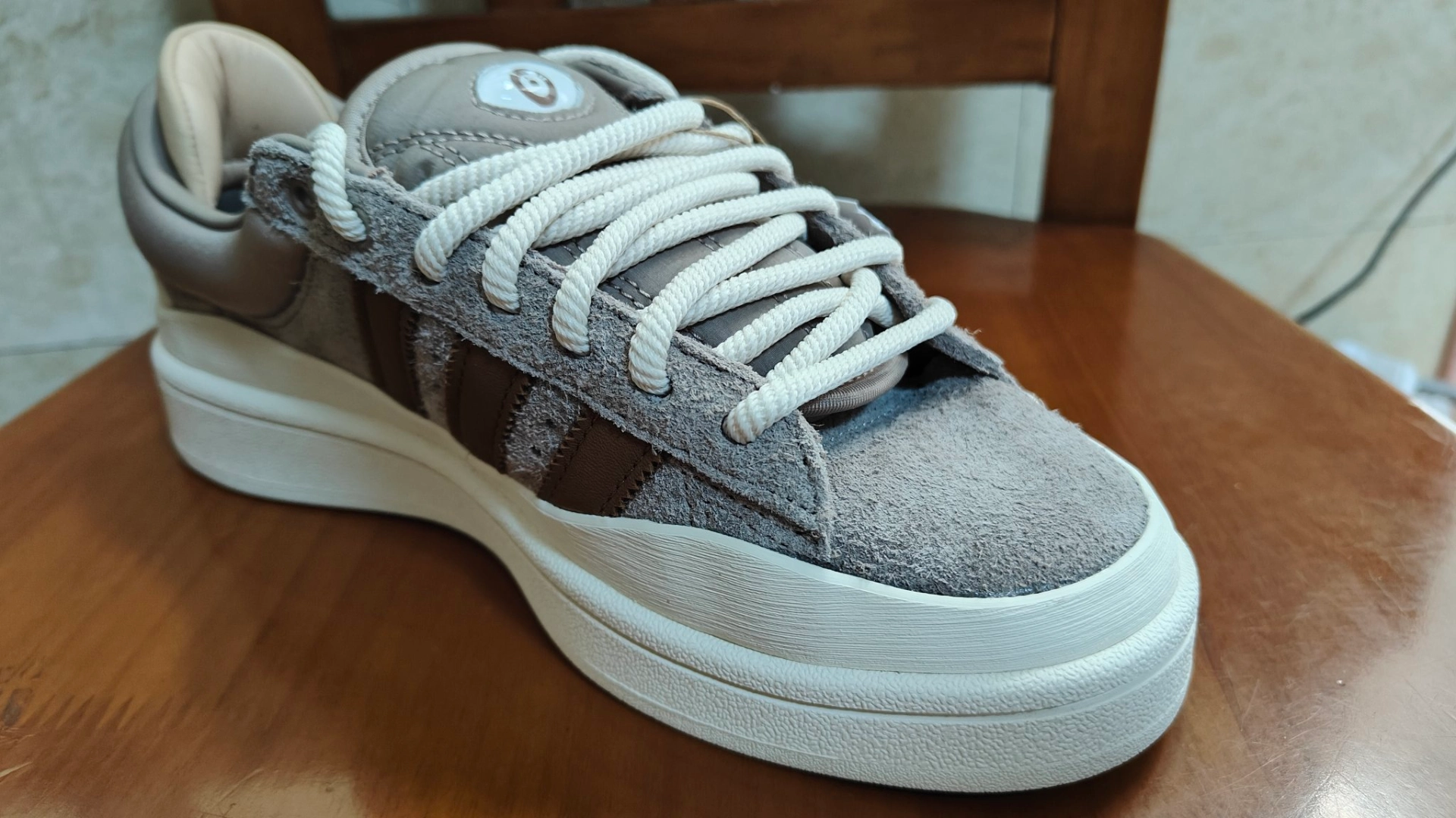 custom review-Adidas X Bad Bunnny Campus Lace up Sneakers