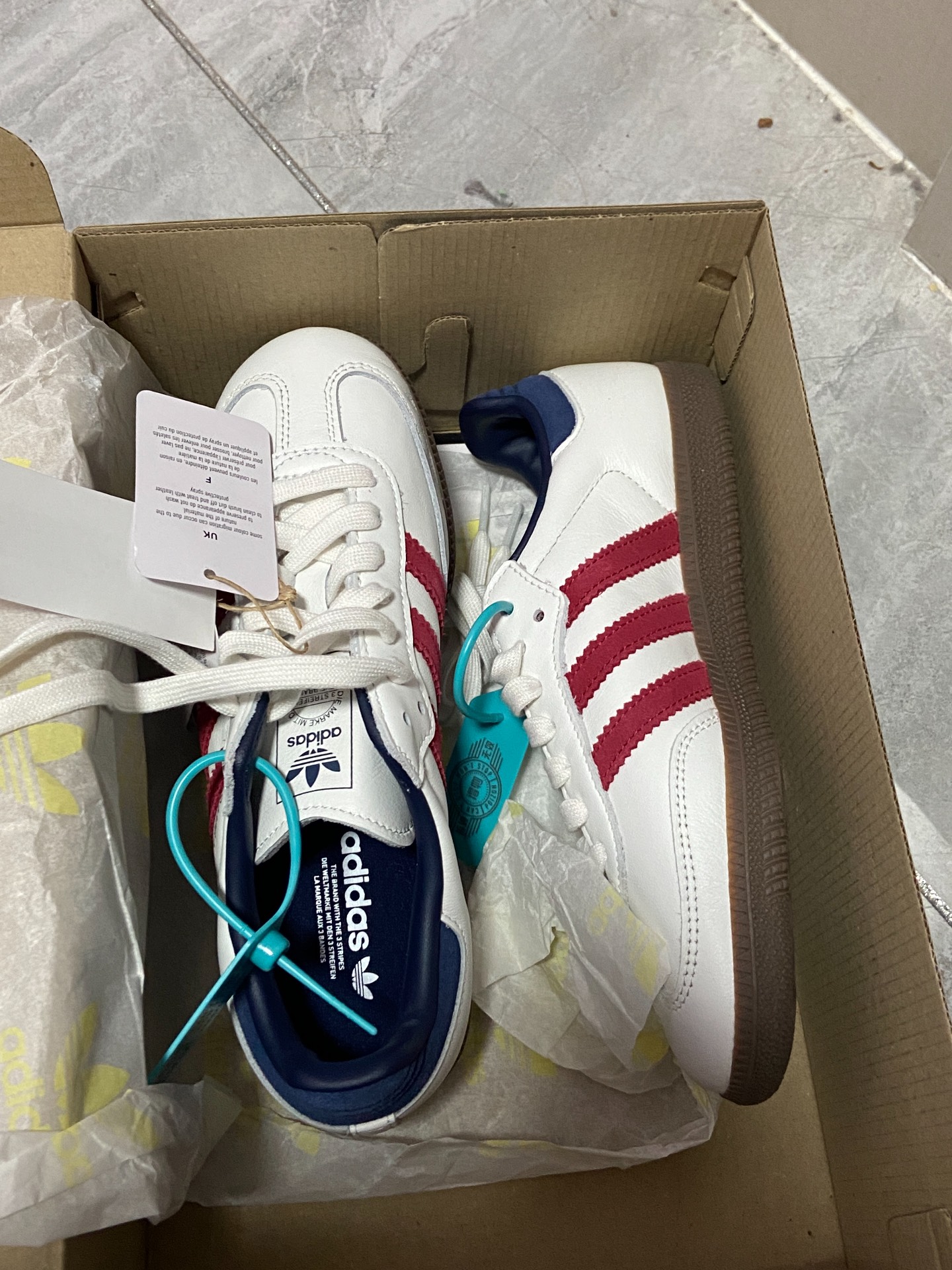 custom review-Adidas Originals SAMBA OG Амортизация и Дышащий Низкий Топ Скейтборд Кроссовки Унисекс Белый Красный