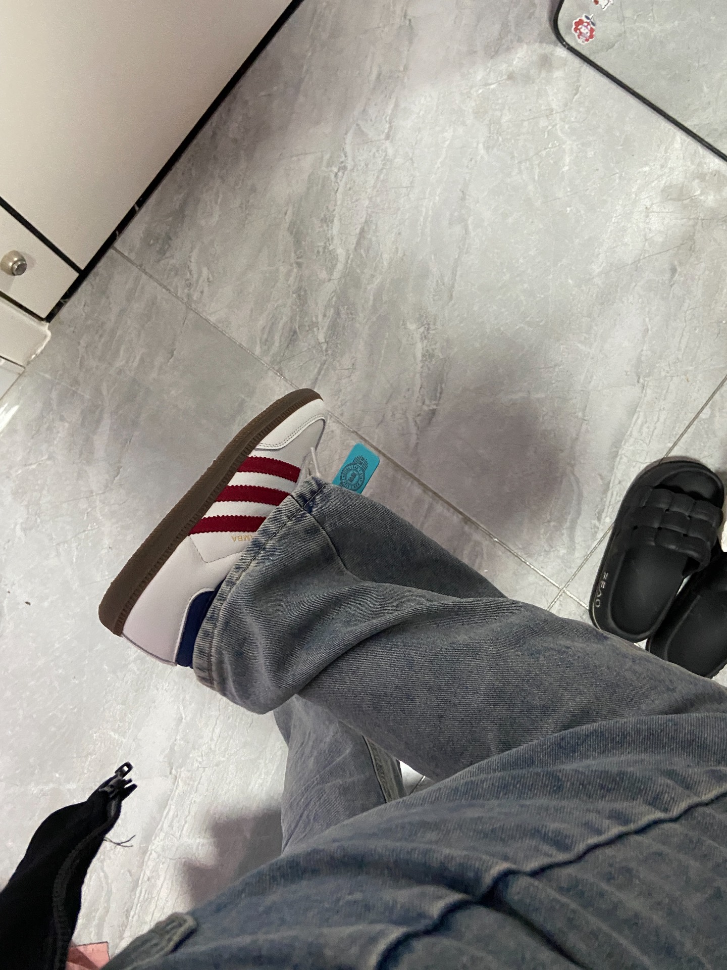 custom review-Adidas Originals SAMBA OG Амортизация и Дышащий Низкий Топ Скейтборд Кроссовки Унисекс Белый Красный