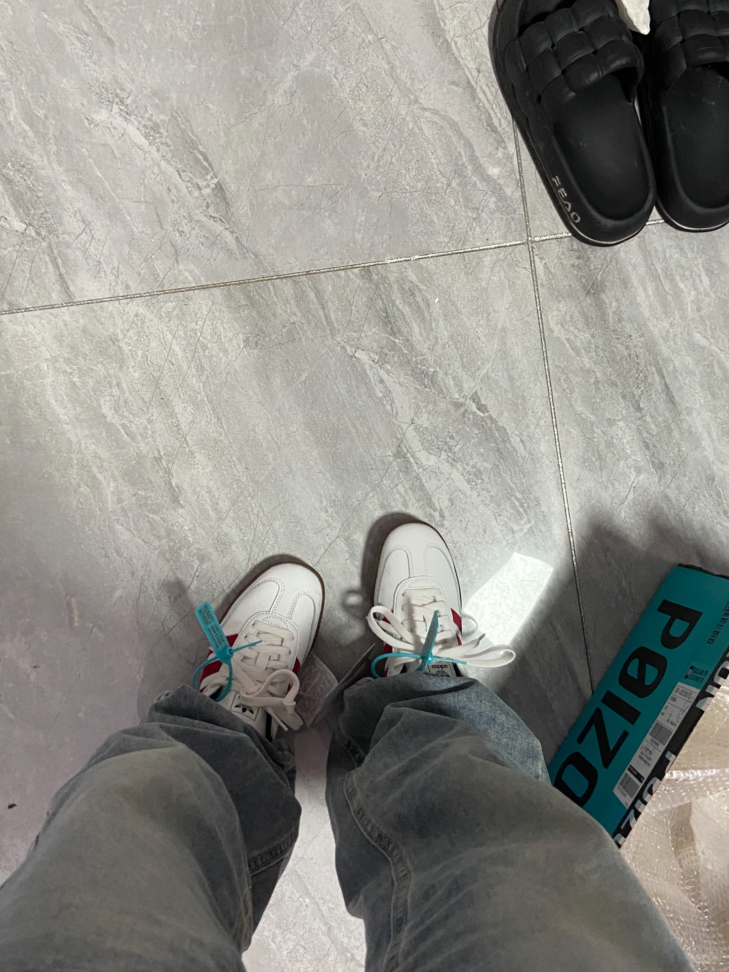 custom review-Adidas Originals SAMBA OG Амортизация и Дышащий Низкий Топ Скейтборд Кроссовки Унисекс Белый Красный