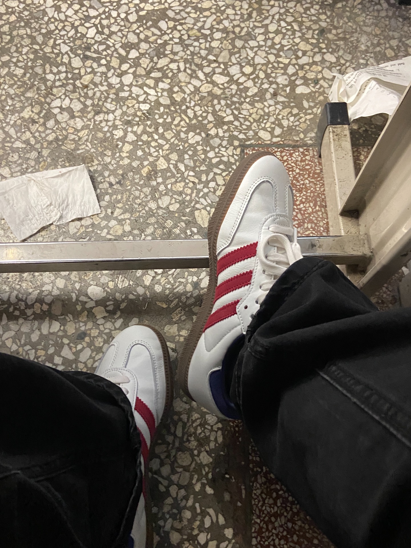 custom review-Adidas Originals SAMBA OG Амортизация и Дышащий Низкий Топ Скейтборд Кроссовки Унисекс Белый Красный