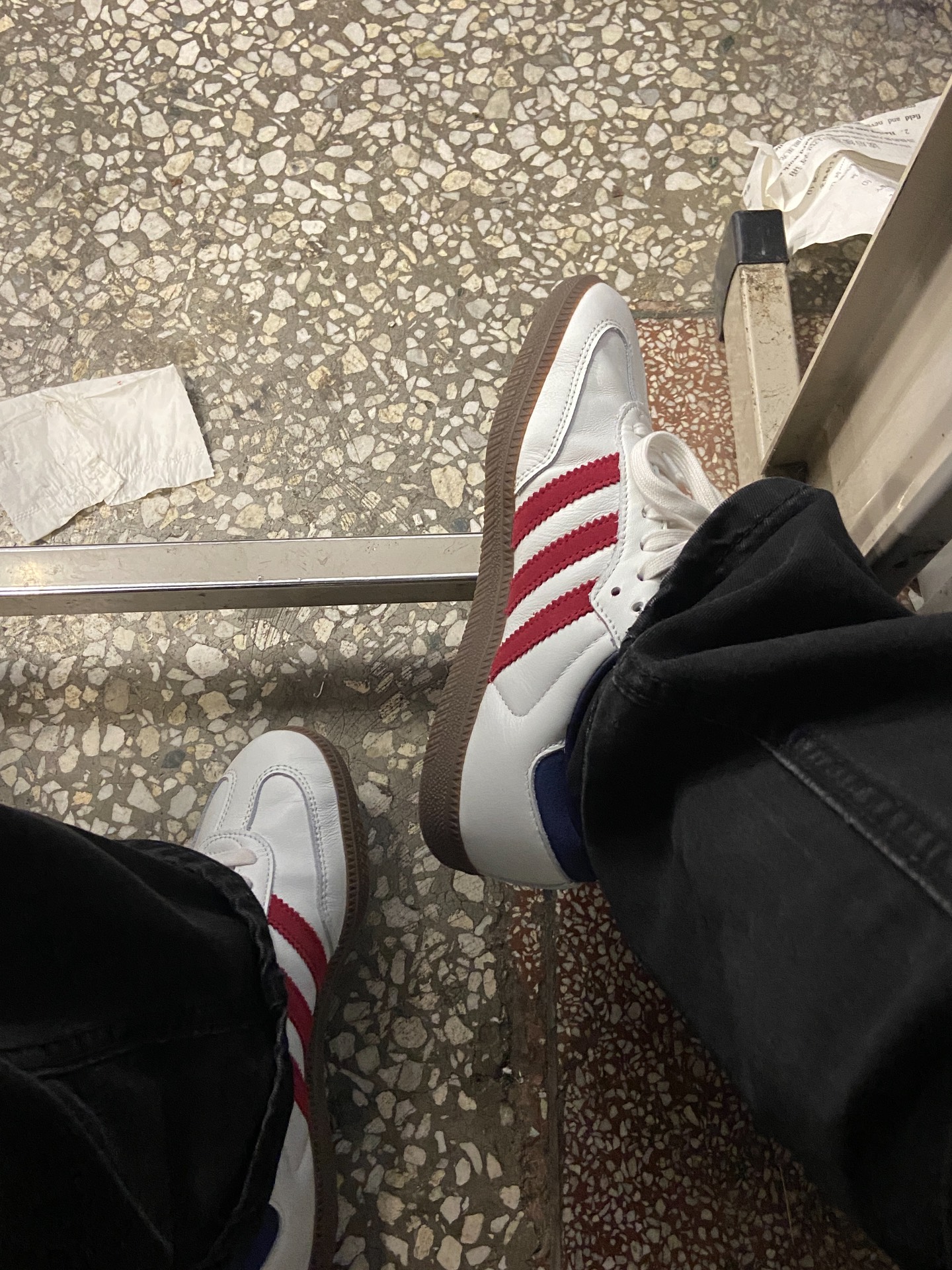 custom review-Adidas Originals SAMBA OG Амортизация и Дышащий Низкий Топ Скейтборд Кроссовки Унисекс Белый Красный