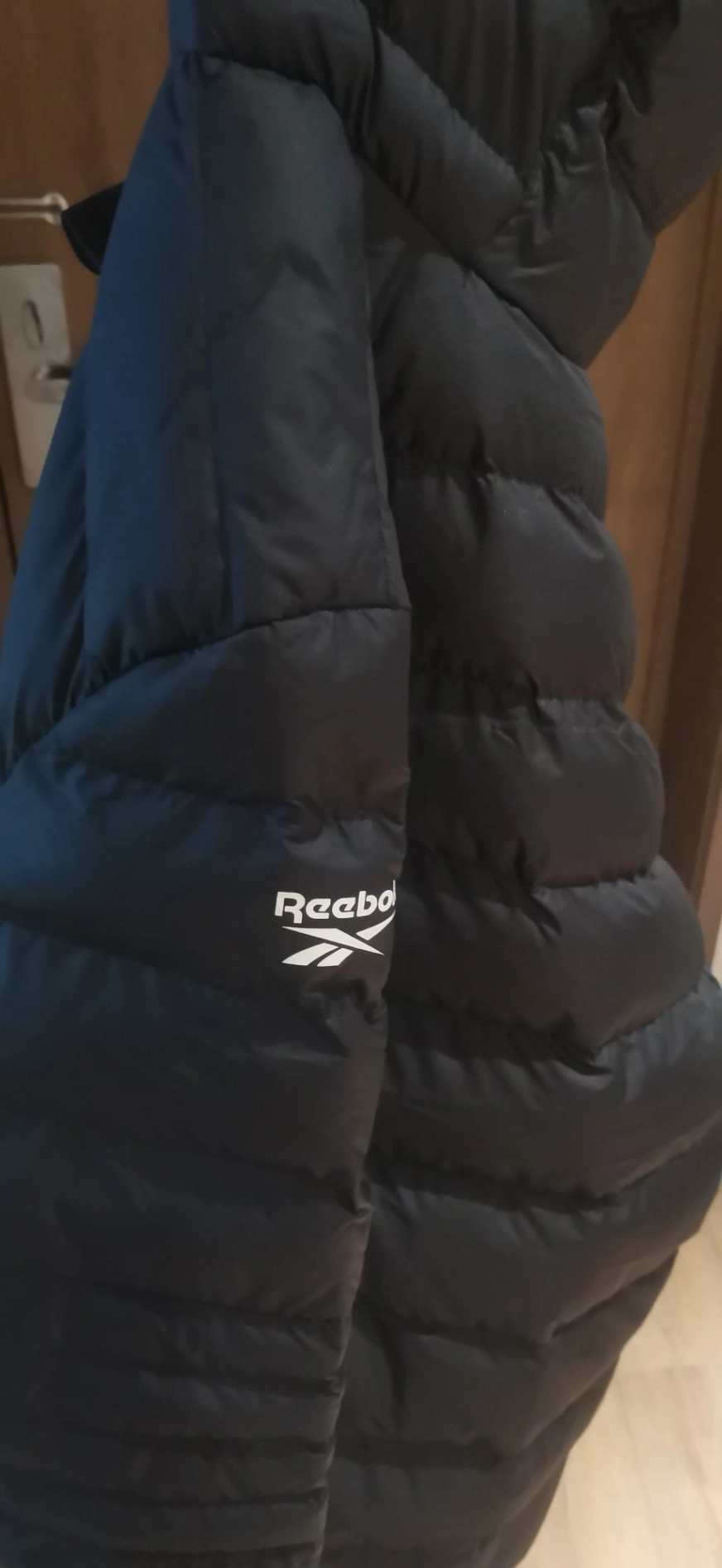 custom review-REEBOK Хлопковый пуховик Мужской Черный