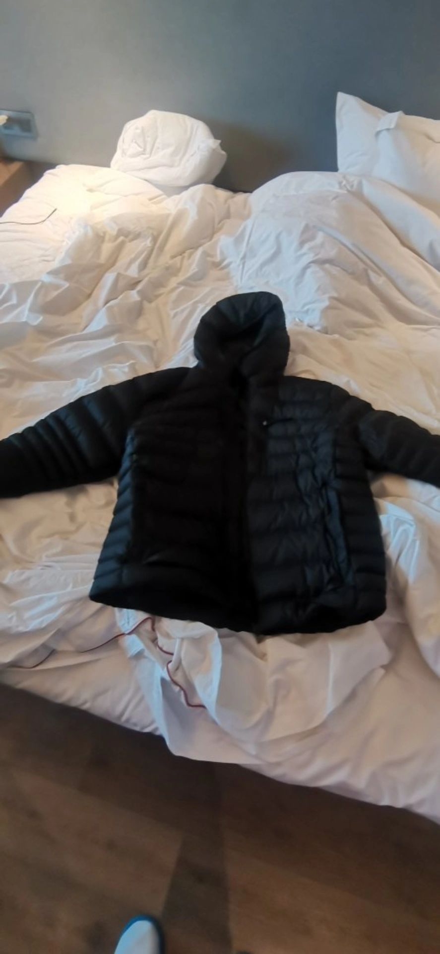 custom review-REEBOK Хлопковый пуховик Мужской Черный