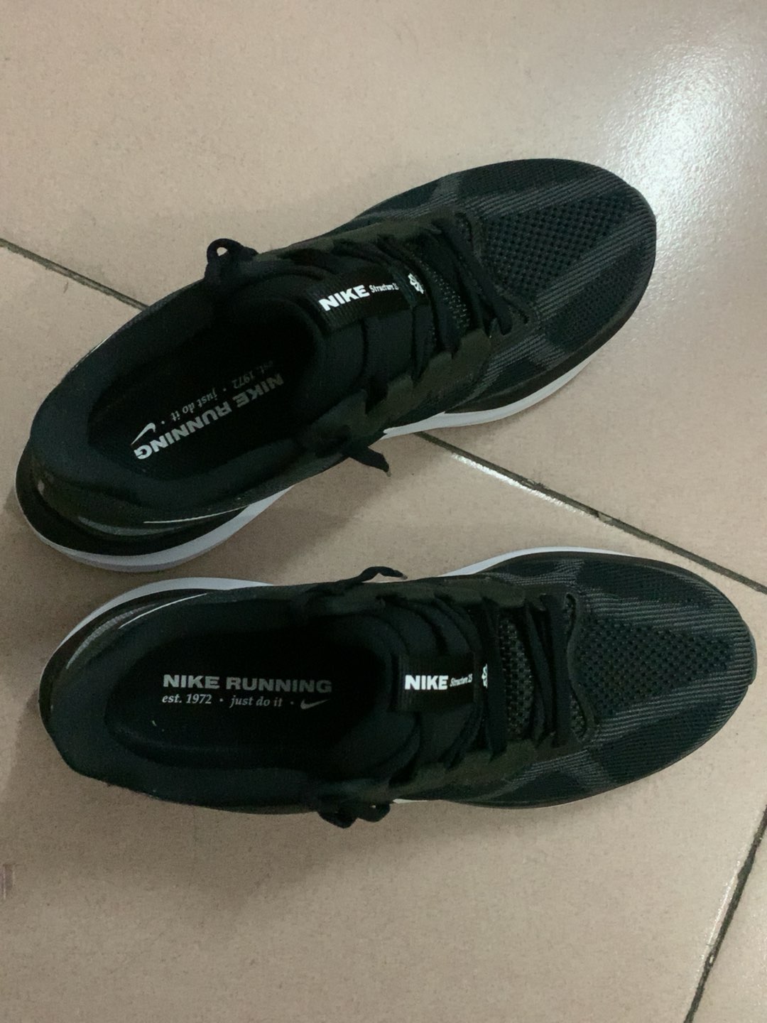 custom review-Nike Zoom Structure 25 Slip-Resistant Низкий Топ Повседневный Бег на длинные дистанции Для Городского Коммутирования Беговые кроссовки Мужской Черный