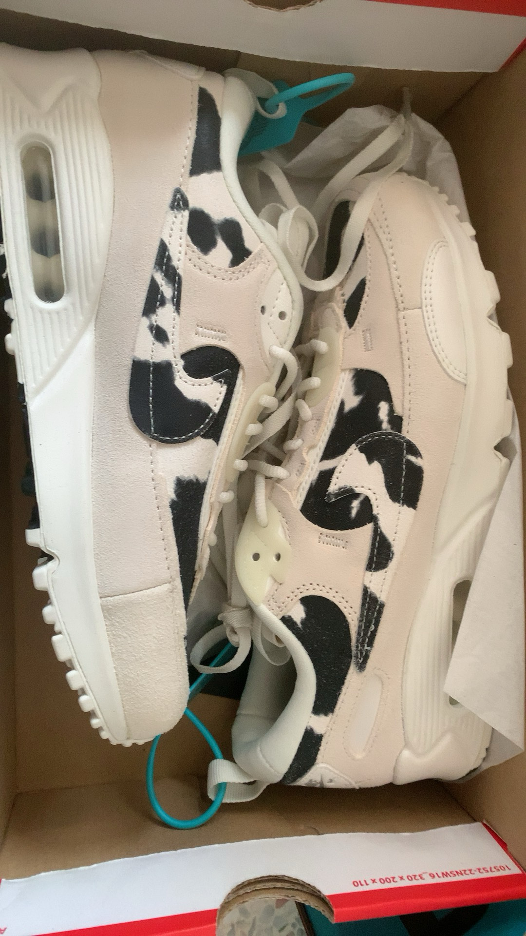 custom review-Nike Air Max 90 Futura Low Топ Повседневная обувь Женская Белый Черный