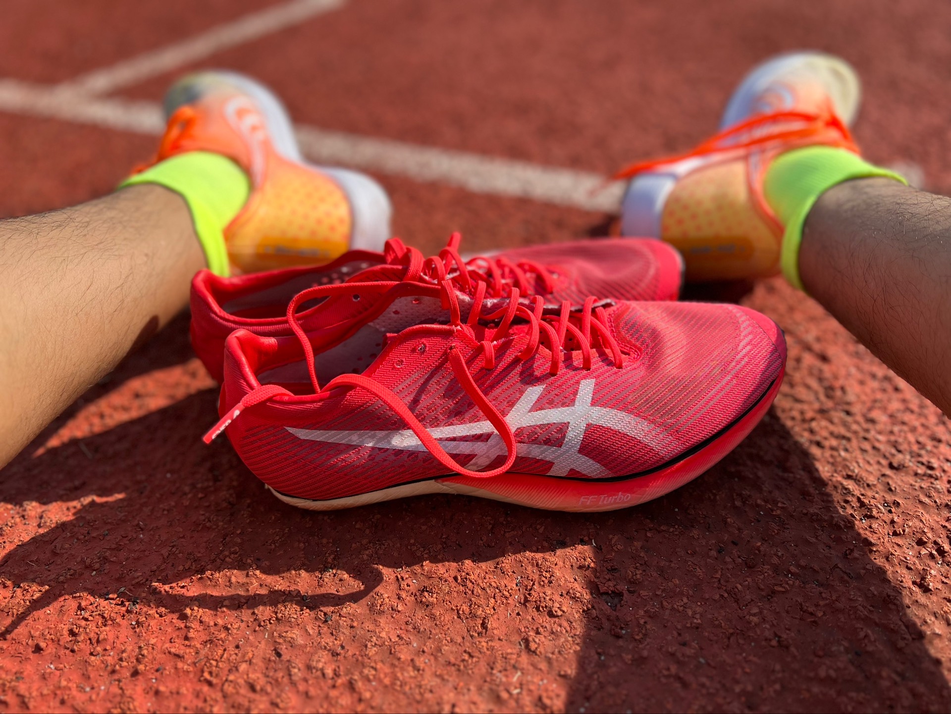亚瑟士asics sp厚底钉鞋