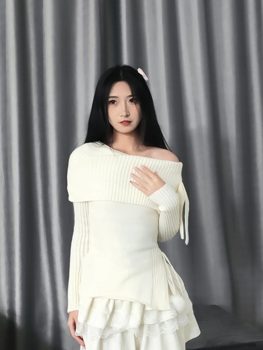 纯欲风短裙套装