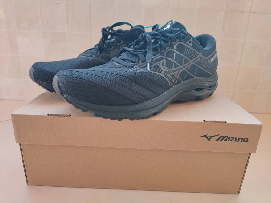custom review-Mizuno Wave Inspire 18 Противоскользящий Устойчивый к истиранию Дышащий Низкий Топ Тренировочные Беговые кроссовки Мужские Черные