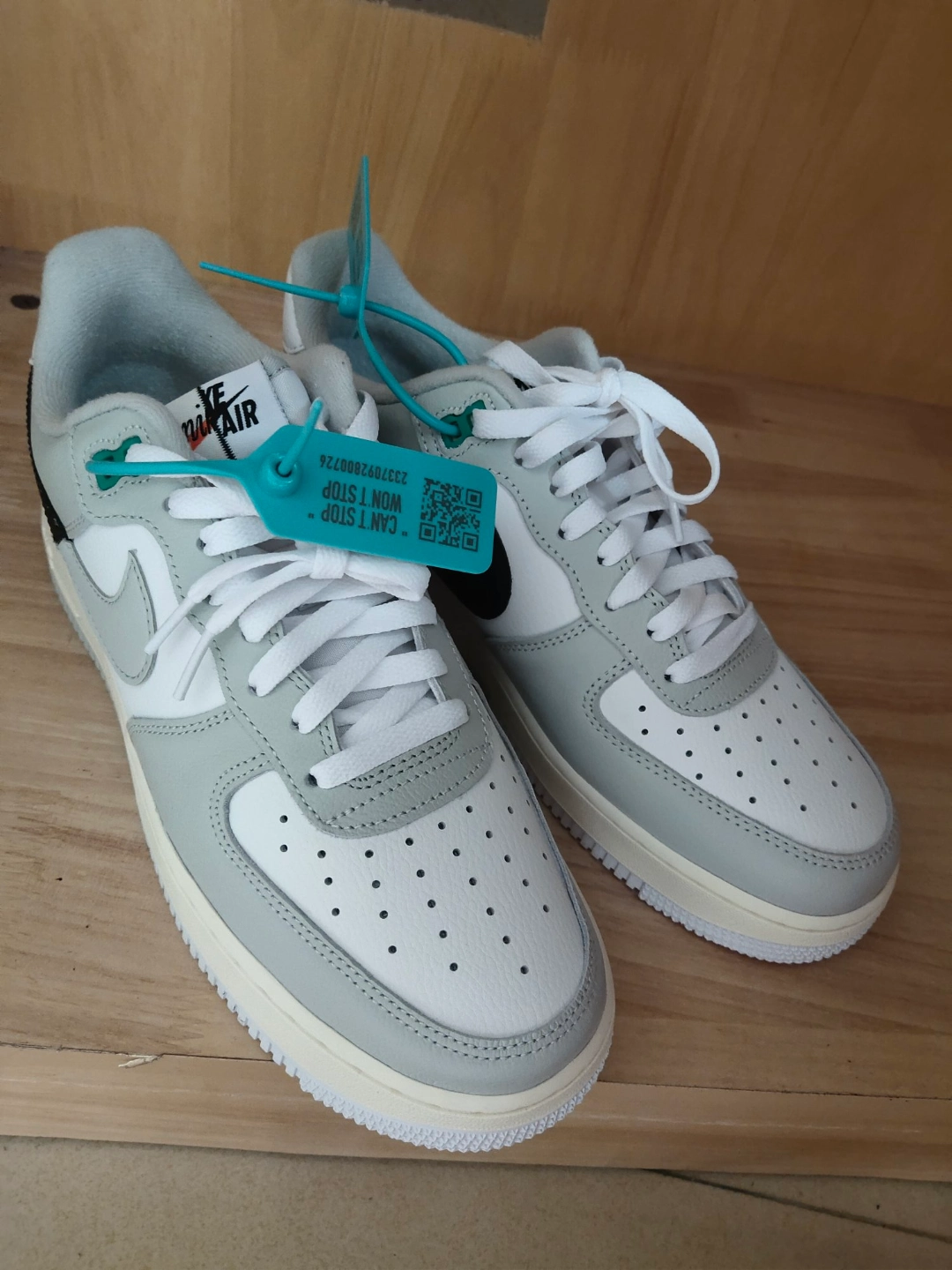 custom review-Nike Air FORCE 1 'Split' Низкие Кроссовки для скейтбординга Мужские Светло-зеленые