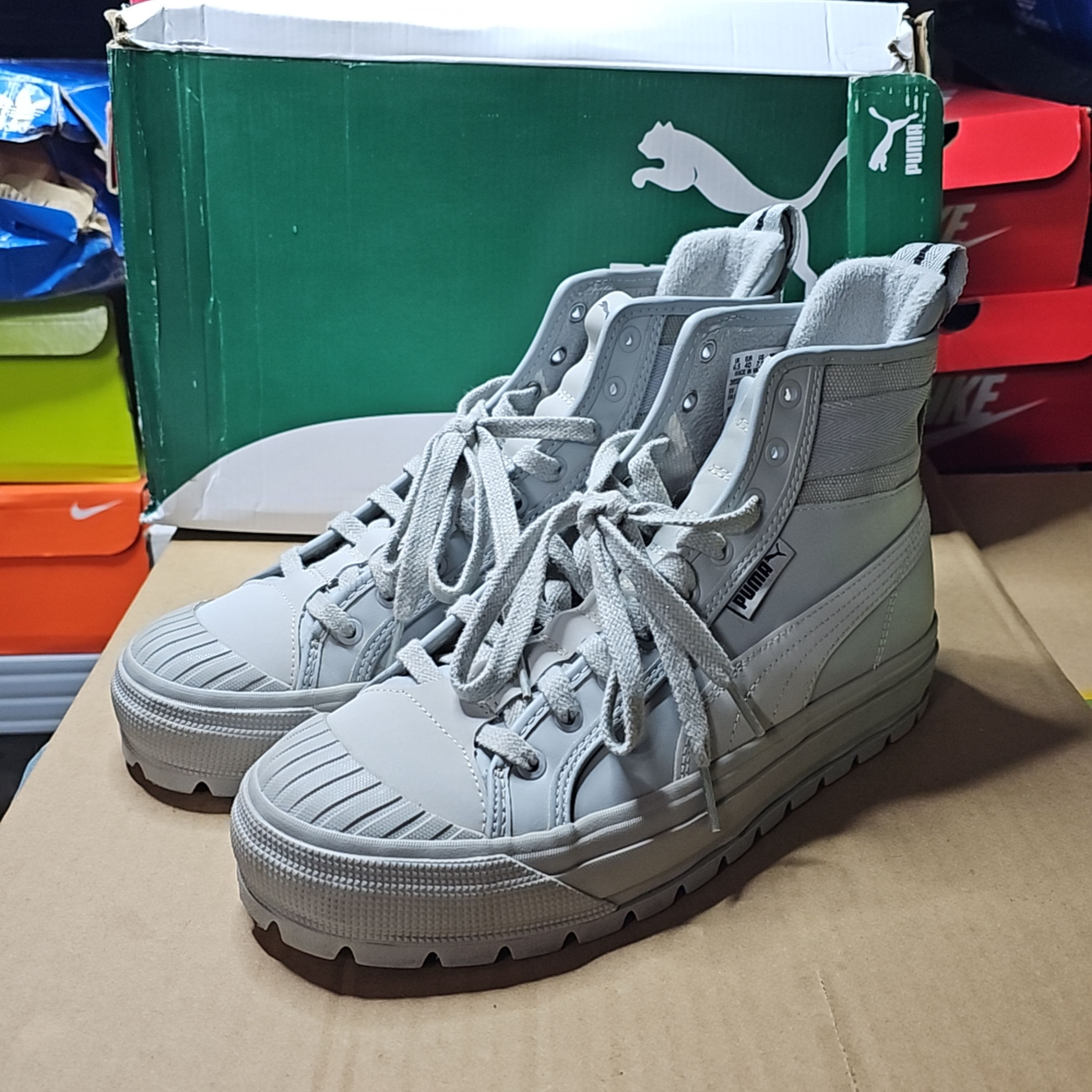 95分好物分享 #彪马puma #puma板鞋 #puma高帮板鞋  40码 puma