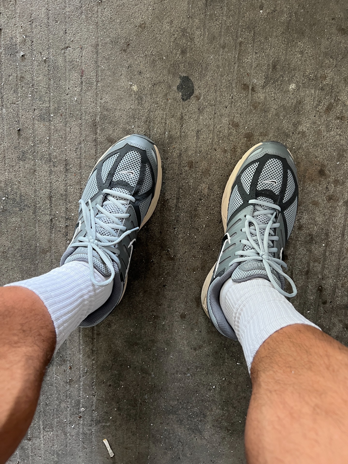 custom review-Nike Air Pegasus 2005 Устойчивый к истиранию Дышащий Низкий Топ Повседневная Беговая Обувь Унисекс Серый Черный