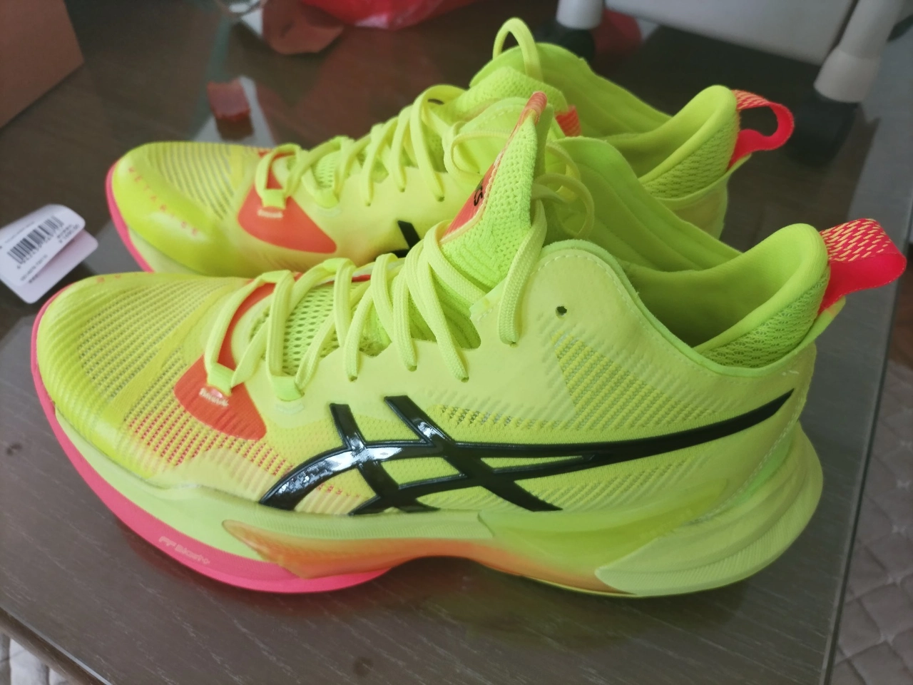 custom review-Asics Metarise 2 Paris 'Safety Yellow Black'