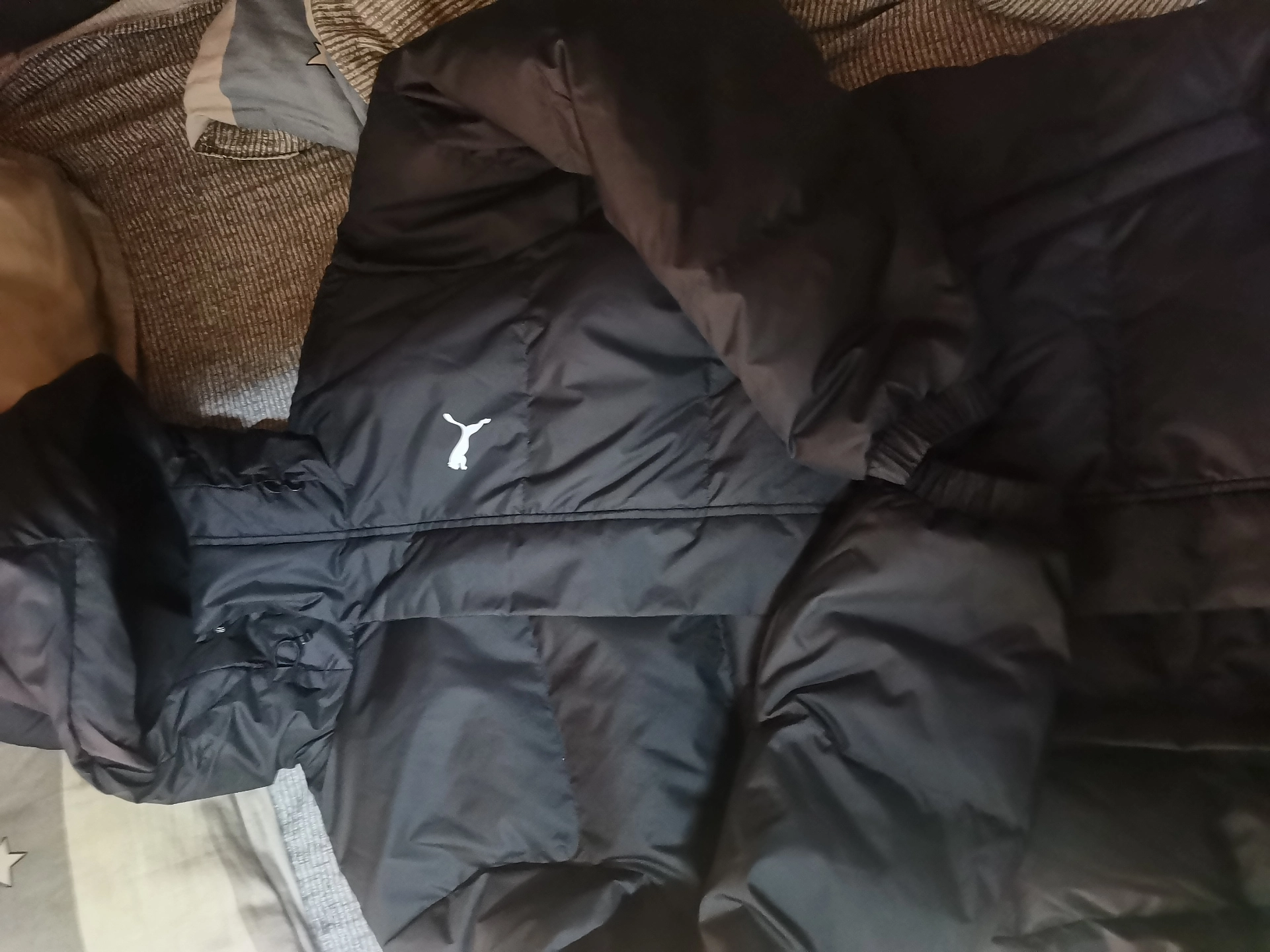 custom review-PUMA LONG DOWN JACKET Пуховик Унисекс Черный