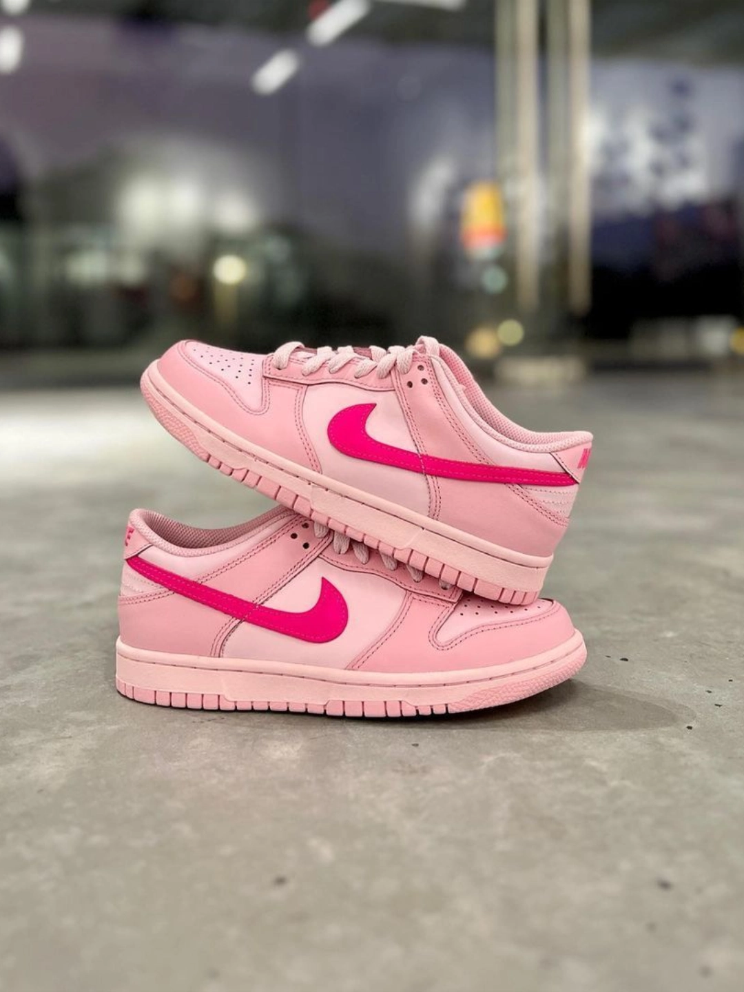 非常适合日常穿搭哦~#粉色系nike #dunk玫瑰粉 #nike低帮板鞋 #粉色