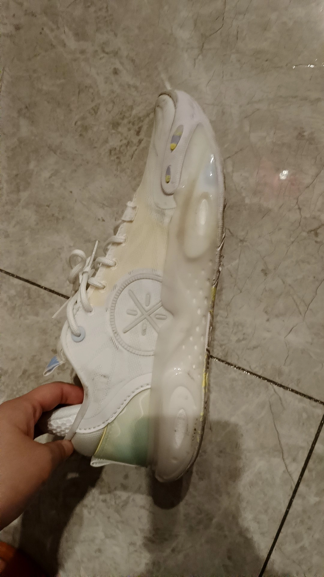 custom review-LINING All City 12 Basketball Shoes Men's Low top Standard White