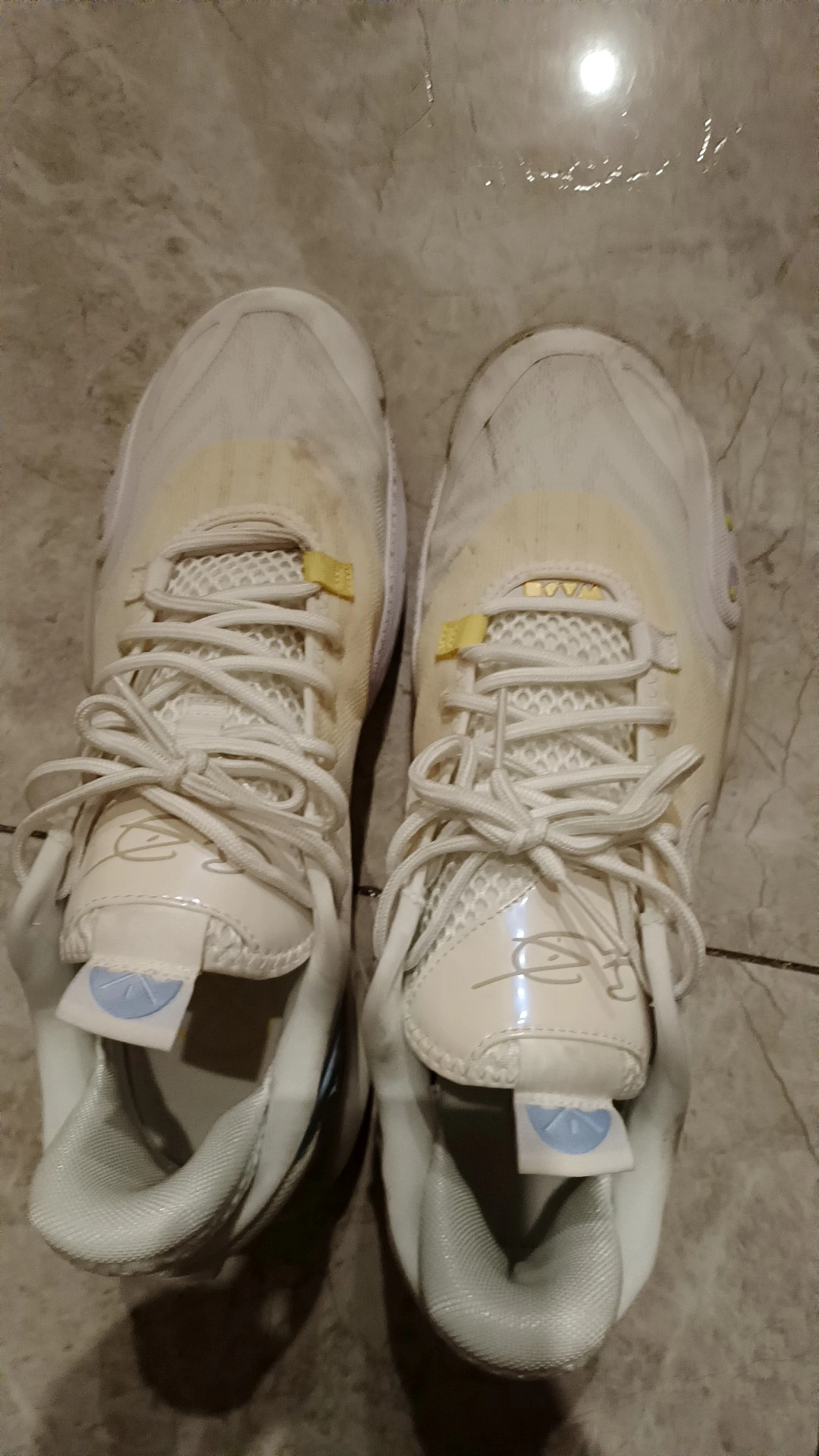 custom review-LINING All City 12 Basketball Shoes Men's Low top Standard White