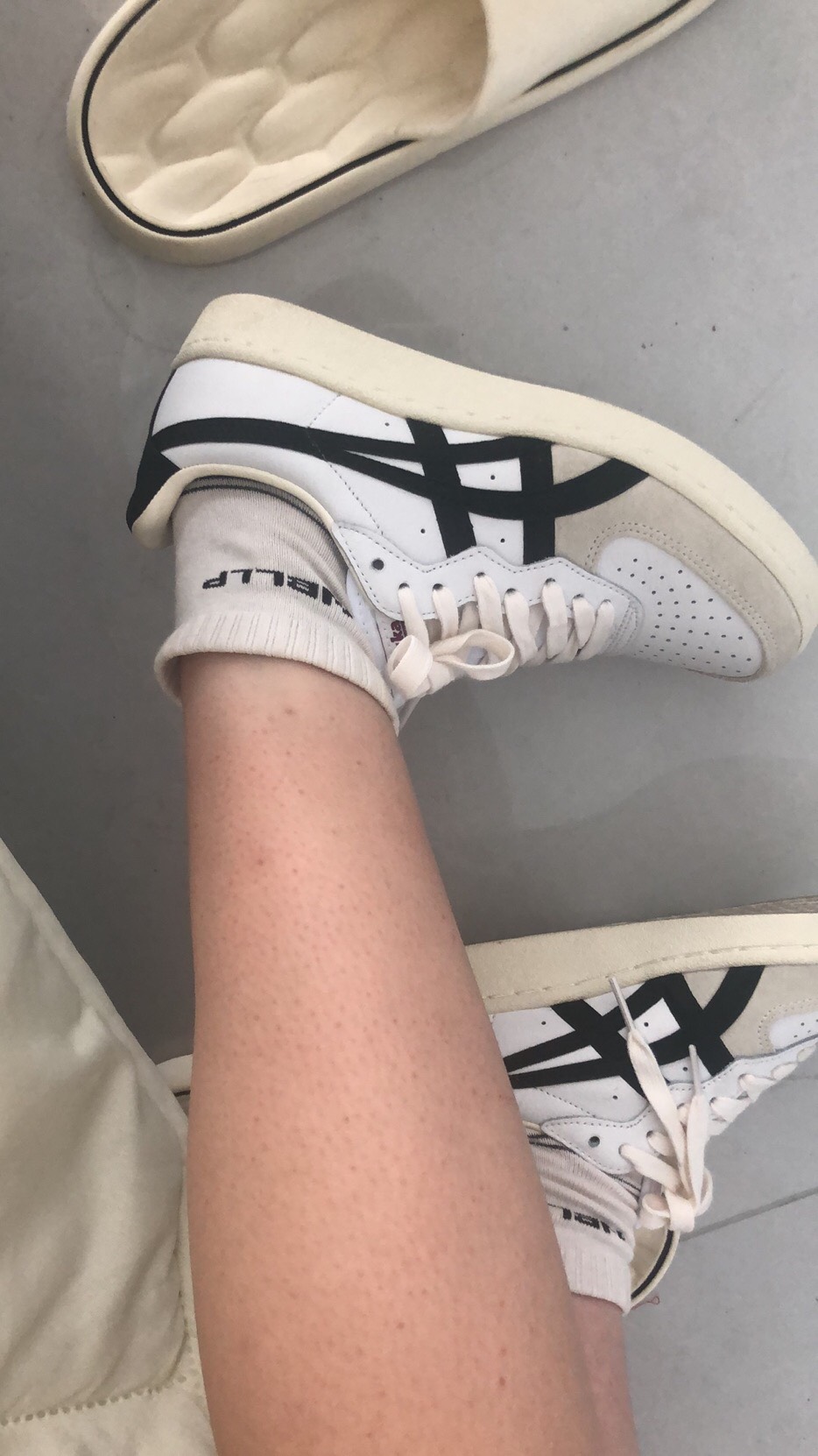custom review-Onitsuka Tiger GSM Low Топ Скейтборд Кроссовки Унисекс Белый Серый Черный