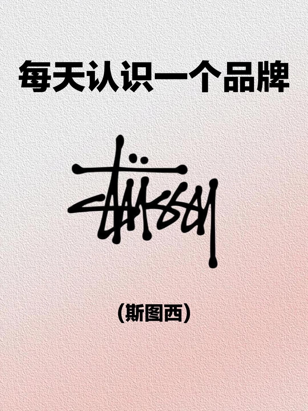 每天get√一个品牌知识  |  斯图西stussy
