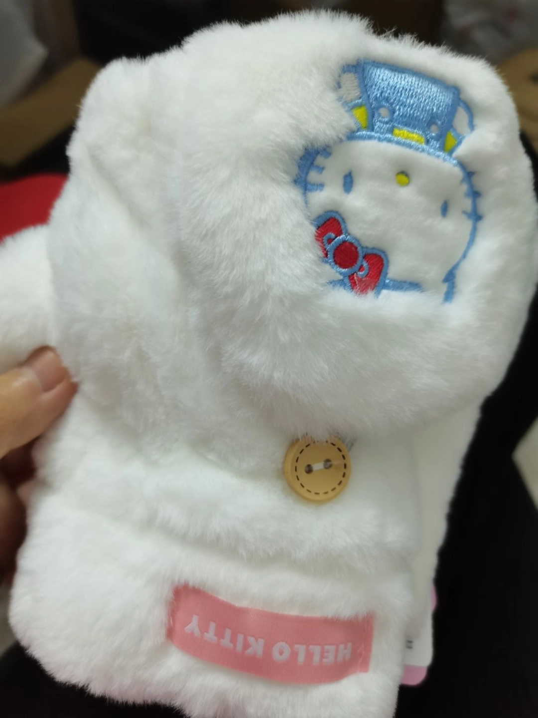custom review-Санрио Hello Kitty Полиэстер Трикотаж Перчатки Женские