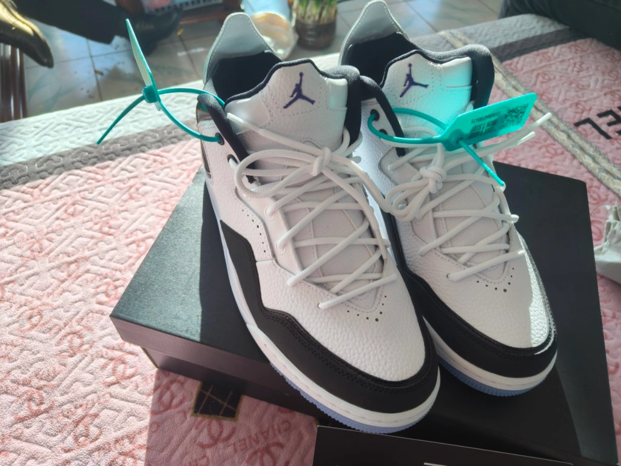 custom review-Jordan Courtside 23 Concord Slip-Resistant MID Топ Винтажные Баскетбольные Кроссовки Унисекс Черный Белый