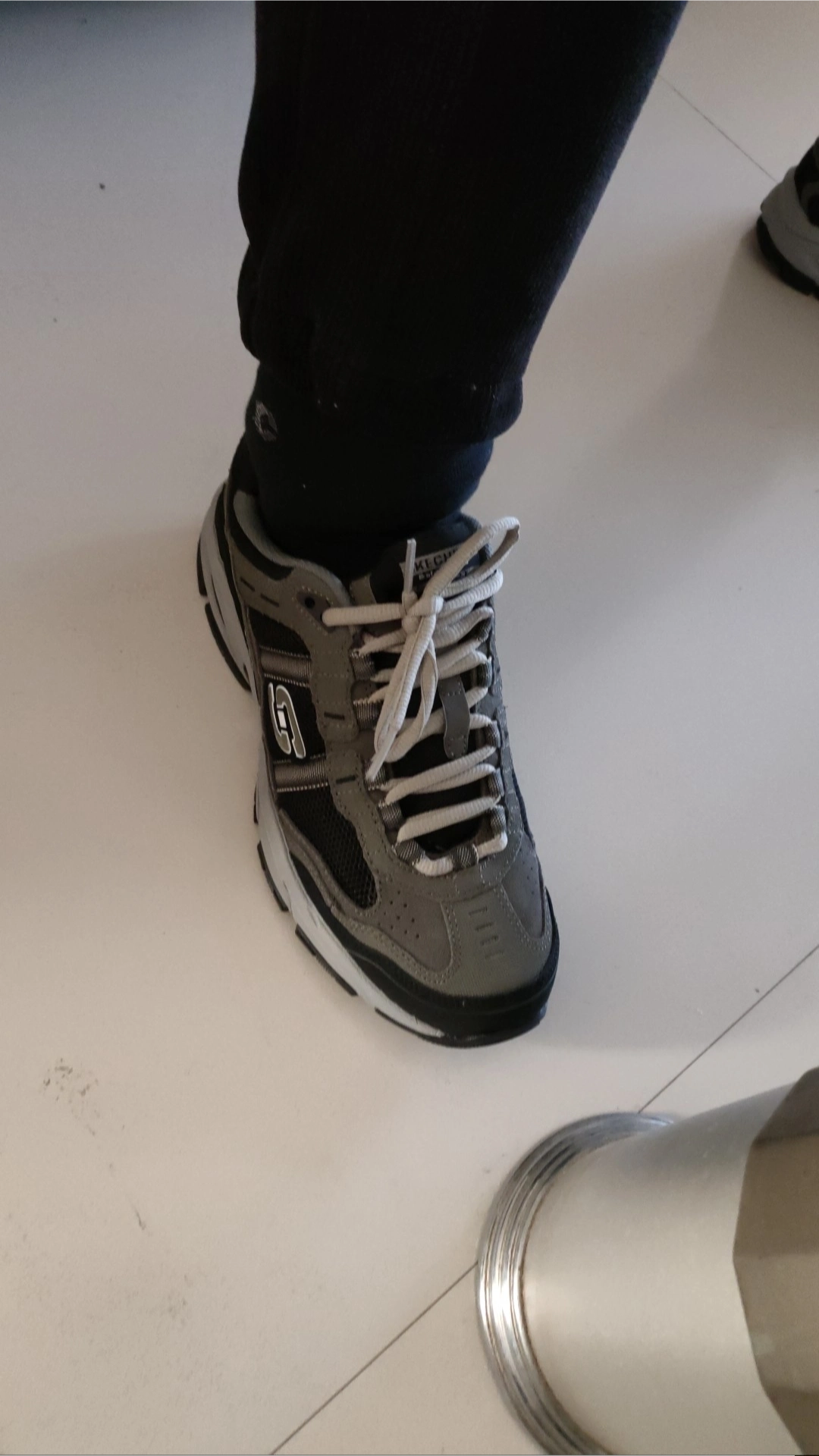 custom review-Skechers Vigor 2,0 Устойчивый к истиранию Низкий Топ Повседневная обувь Мужская Угольный Черный